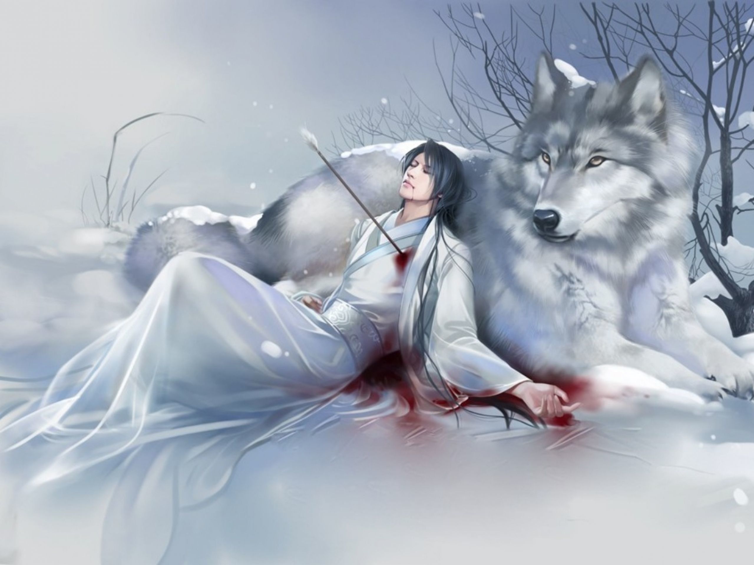 Featured image of post The Best 16 Galaxy Wallpaper Anime Alpha Mystical Wolf