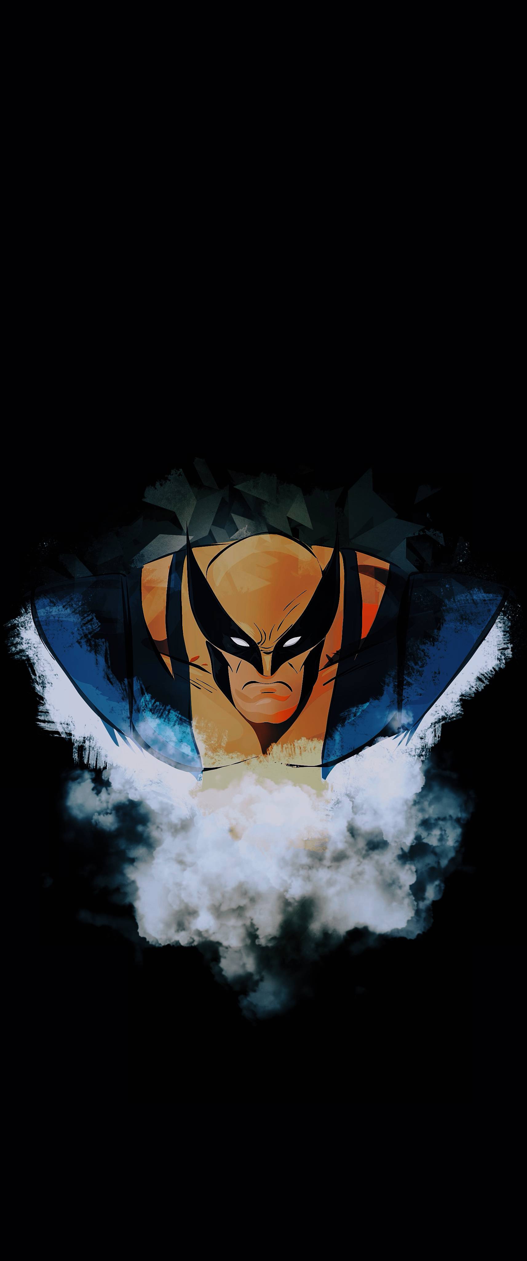 Wolverine amoled painting (1714x4096) made with Concepts