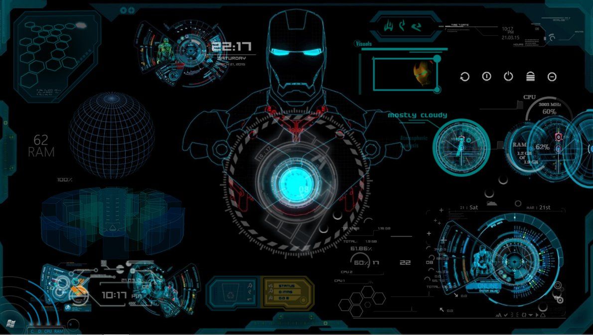 Iron Man Jarvis Live Wallpaper, image collections of wallpaper