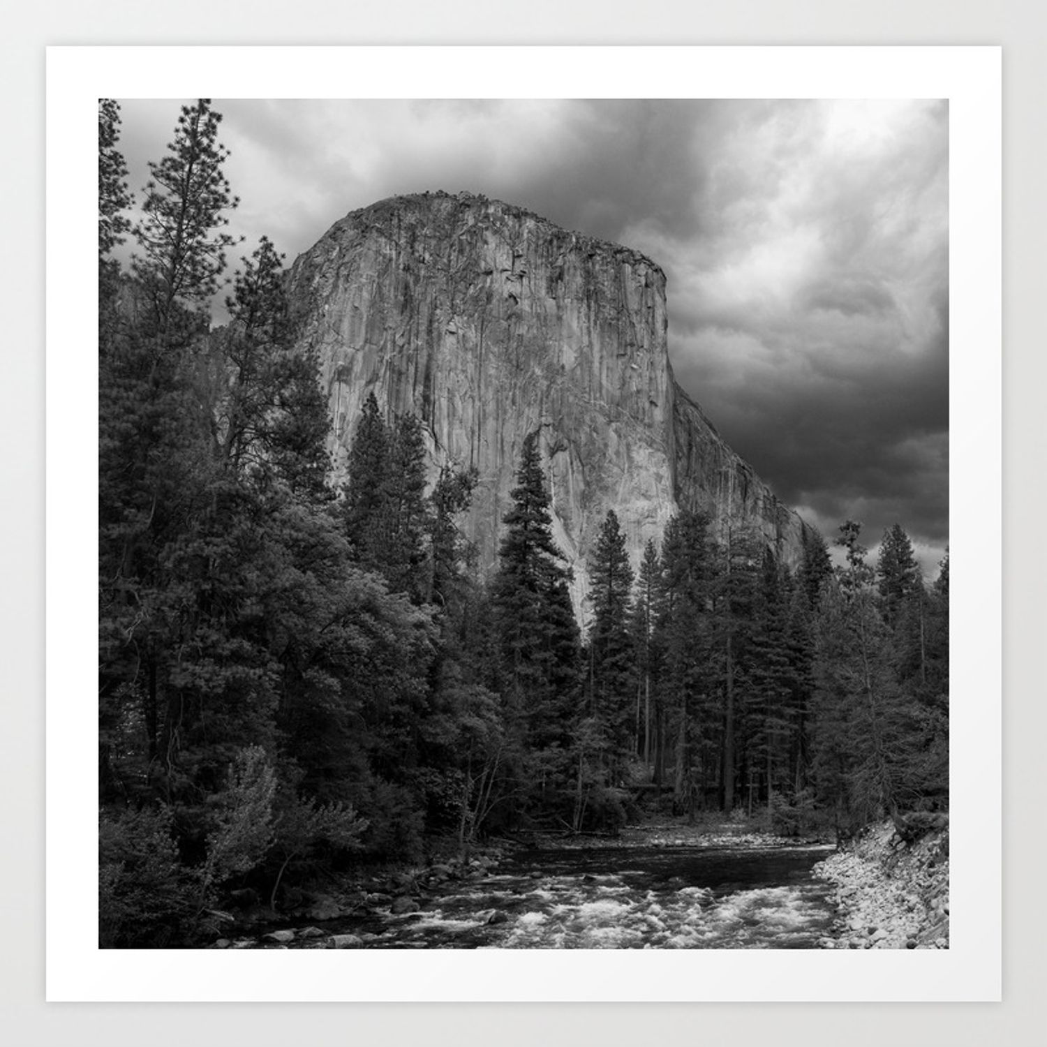 Yosemite National Park, El Capitan, Black and White Photography