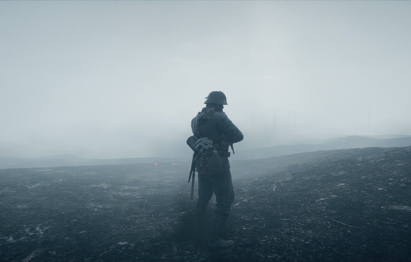 Wallpaper fog, war, the game, soldiers, Electronic Arts
