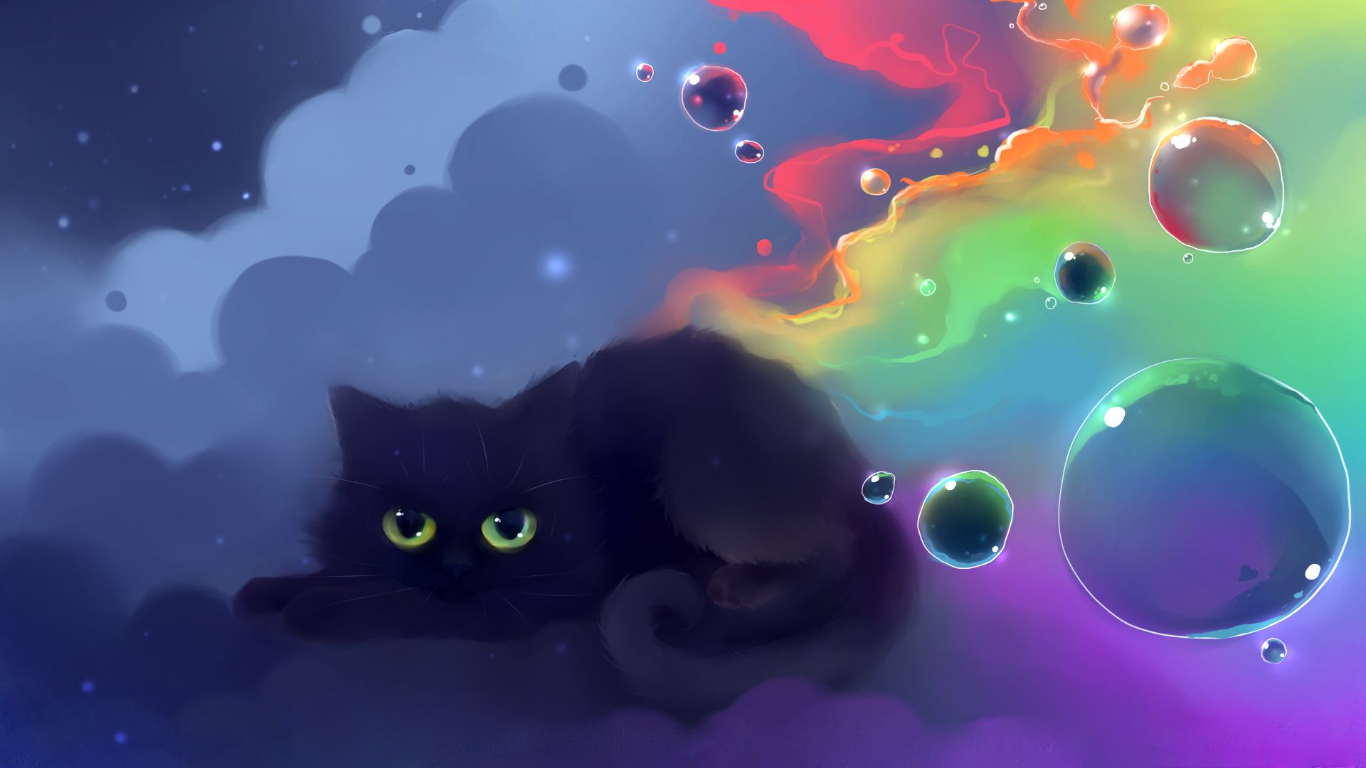 HD Cartoon Cat Background
