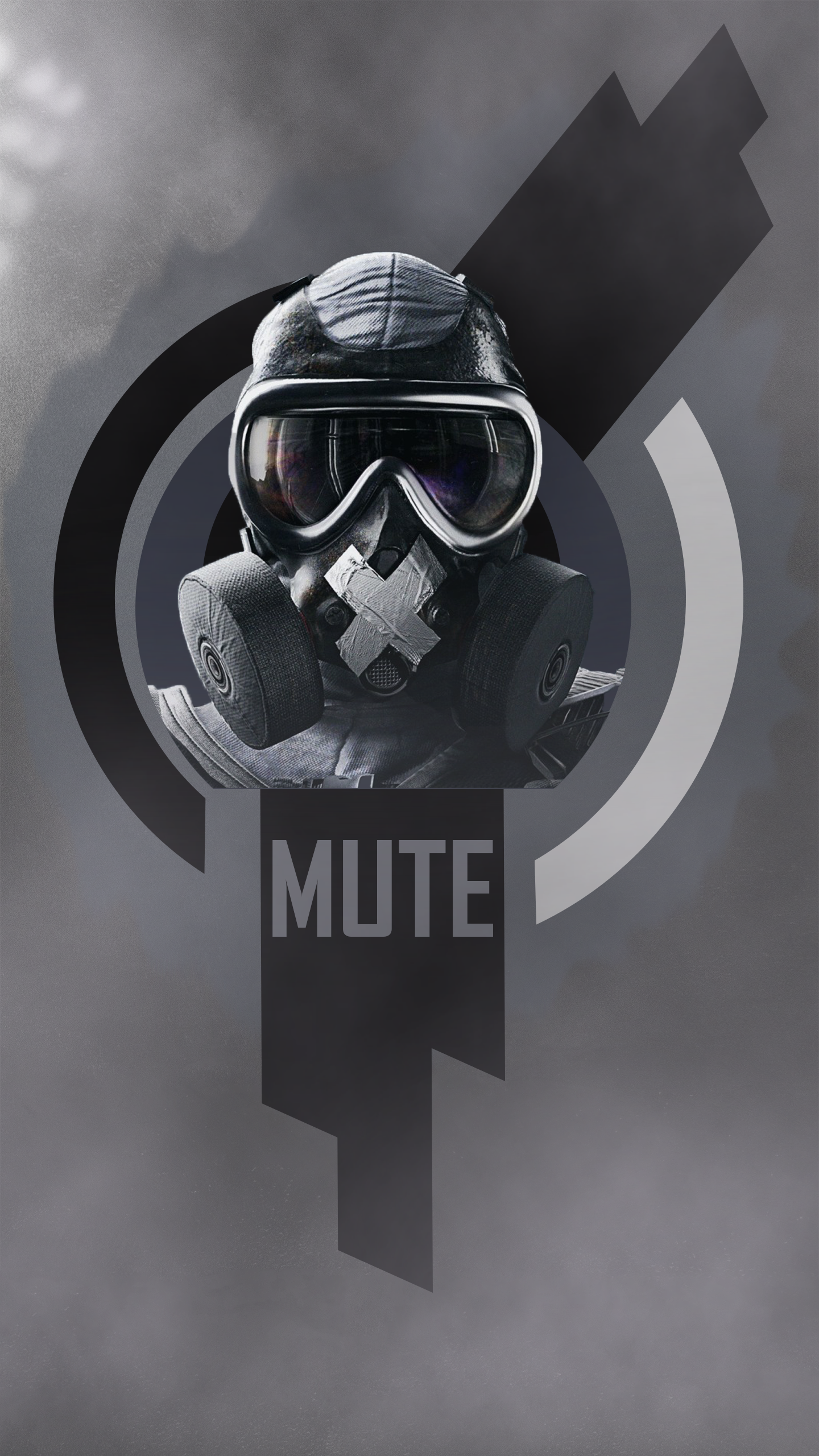 Creativei Six Siege Mute Phone Wallpaper