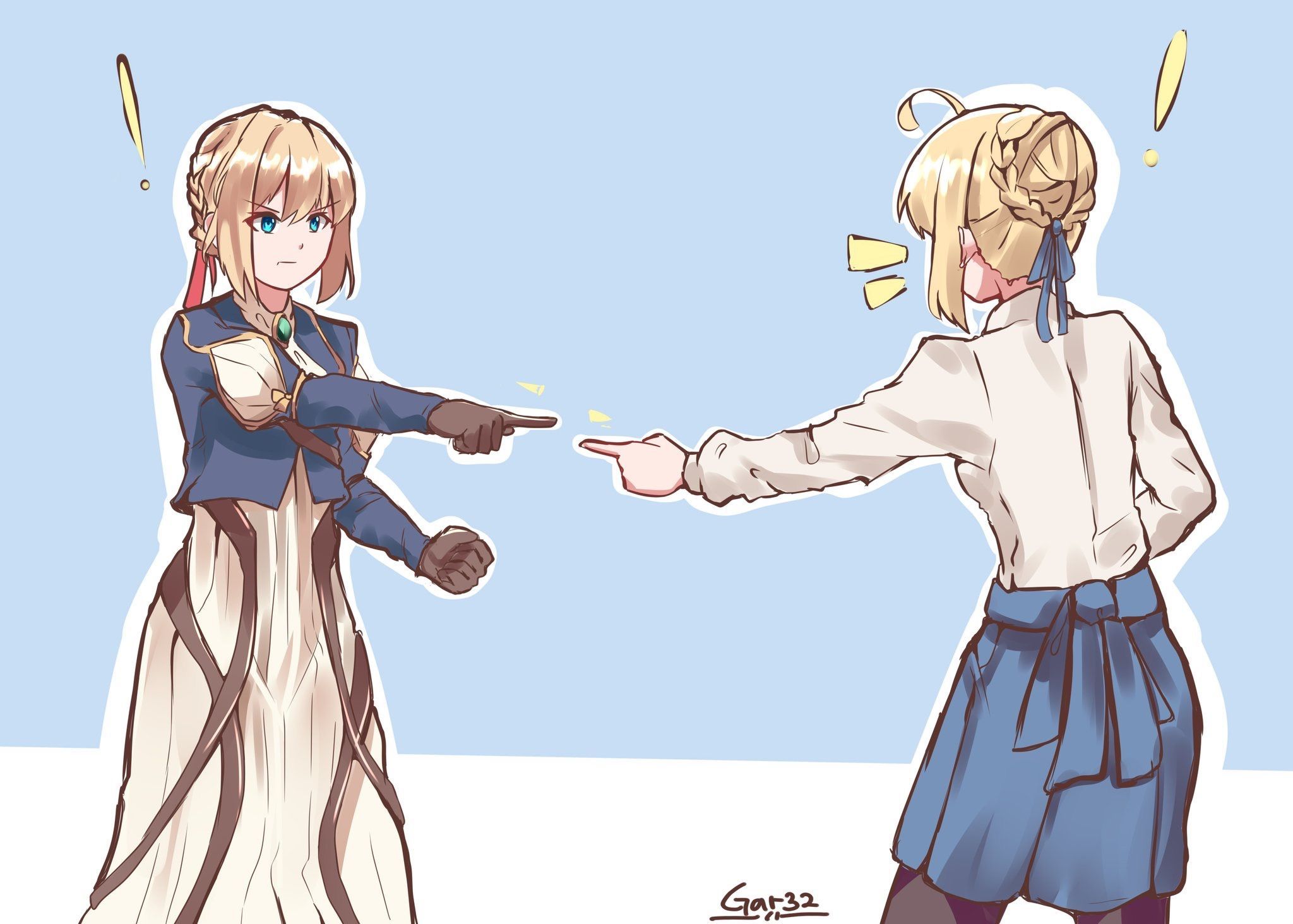 #crossover, #Violet Evergarden, #Fate Series, #FateStay