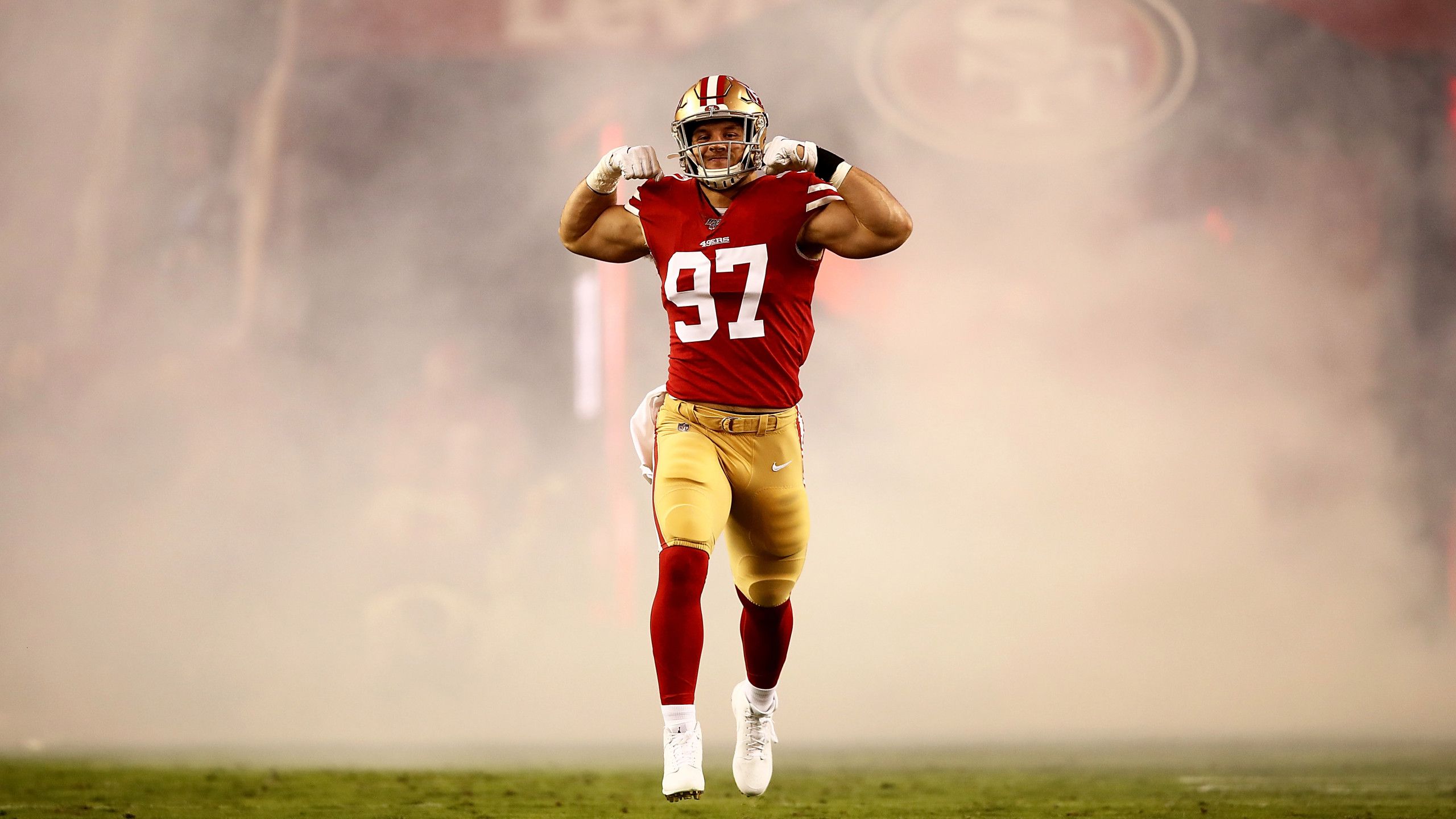 Nick Bosa phone wallpaper that I made. Go Niners! : r/49ers