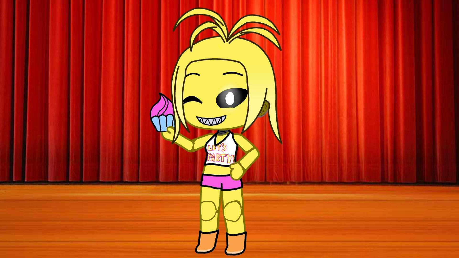 Toy Chica From FNaF (unfinished Edit) _ '. Gacha Life Amino