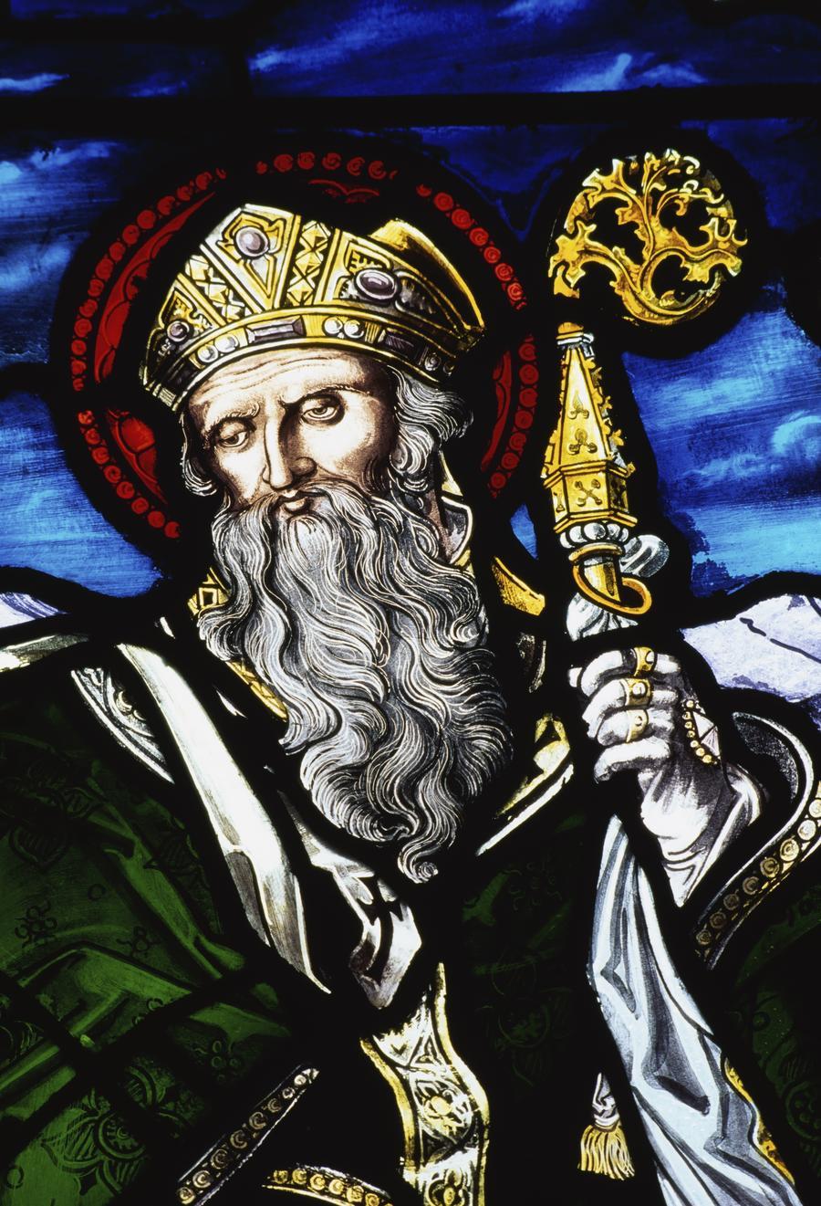 Clogheen, Ireland; St. Patrick On Stained Glass