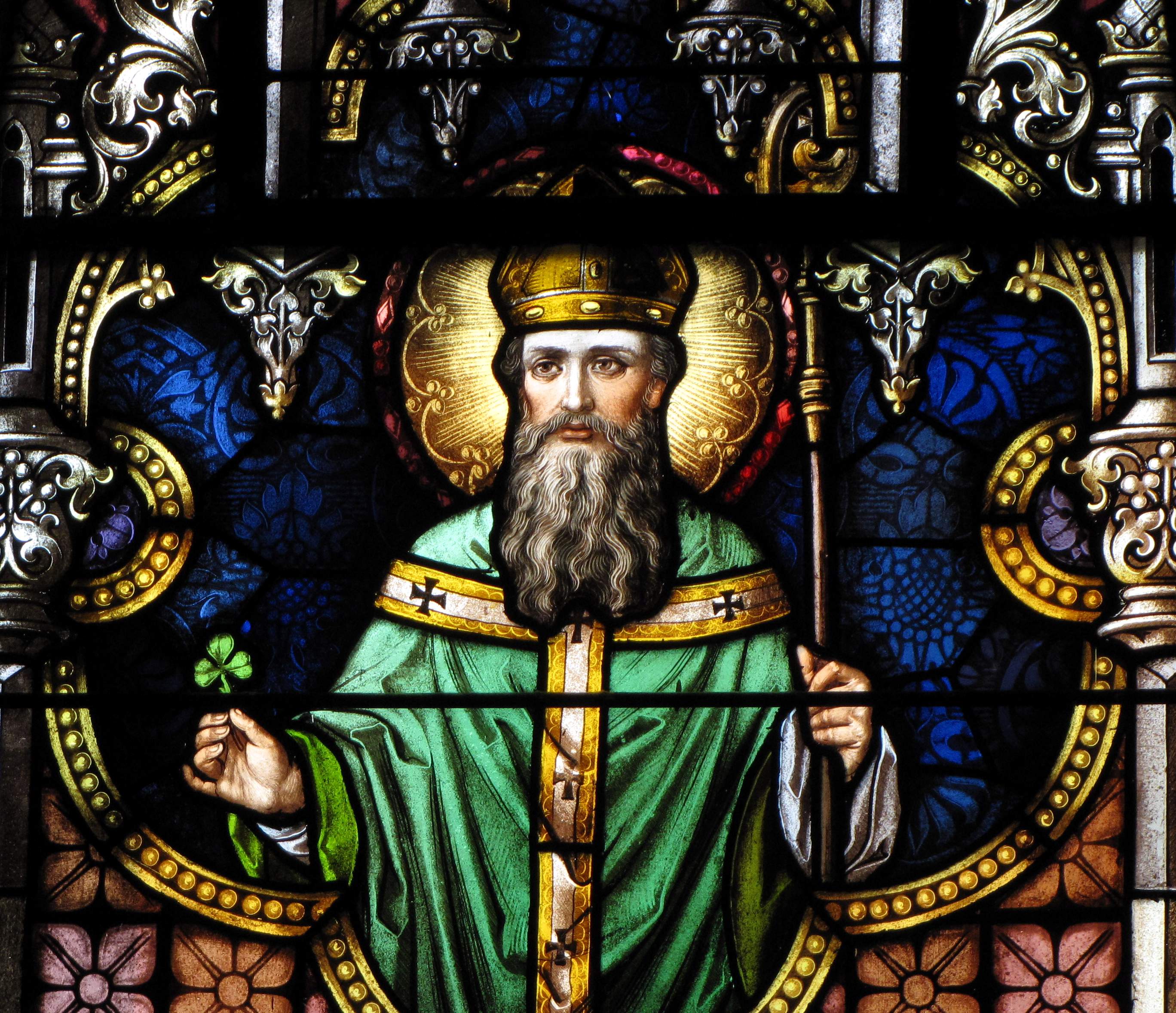 Catholic Stained Glass Wallpaper