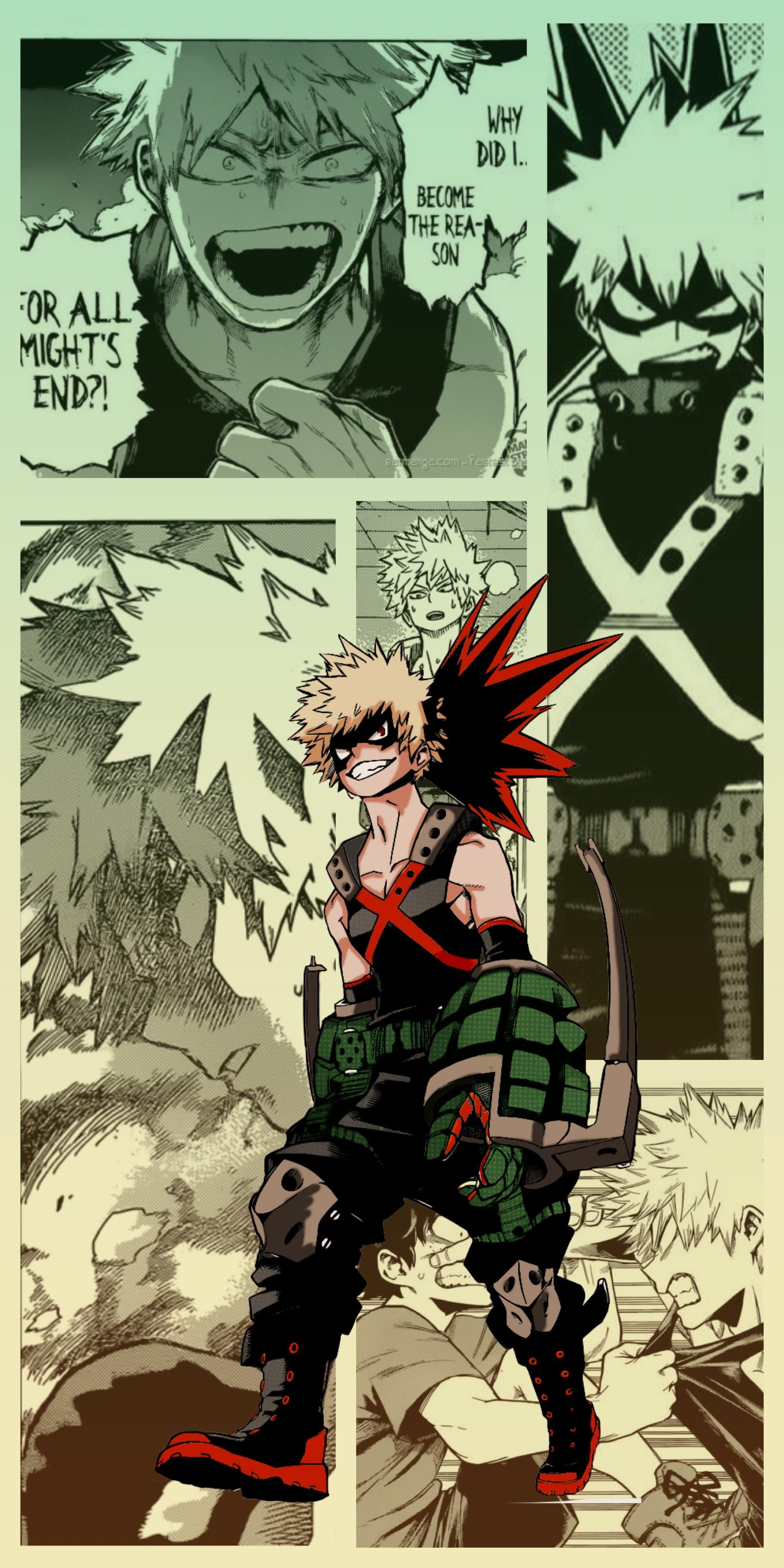 Day 2: bakugo wallpaper that I made, enjoy