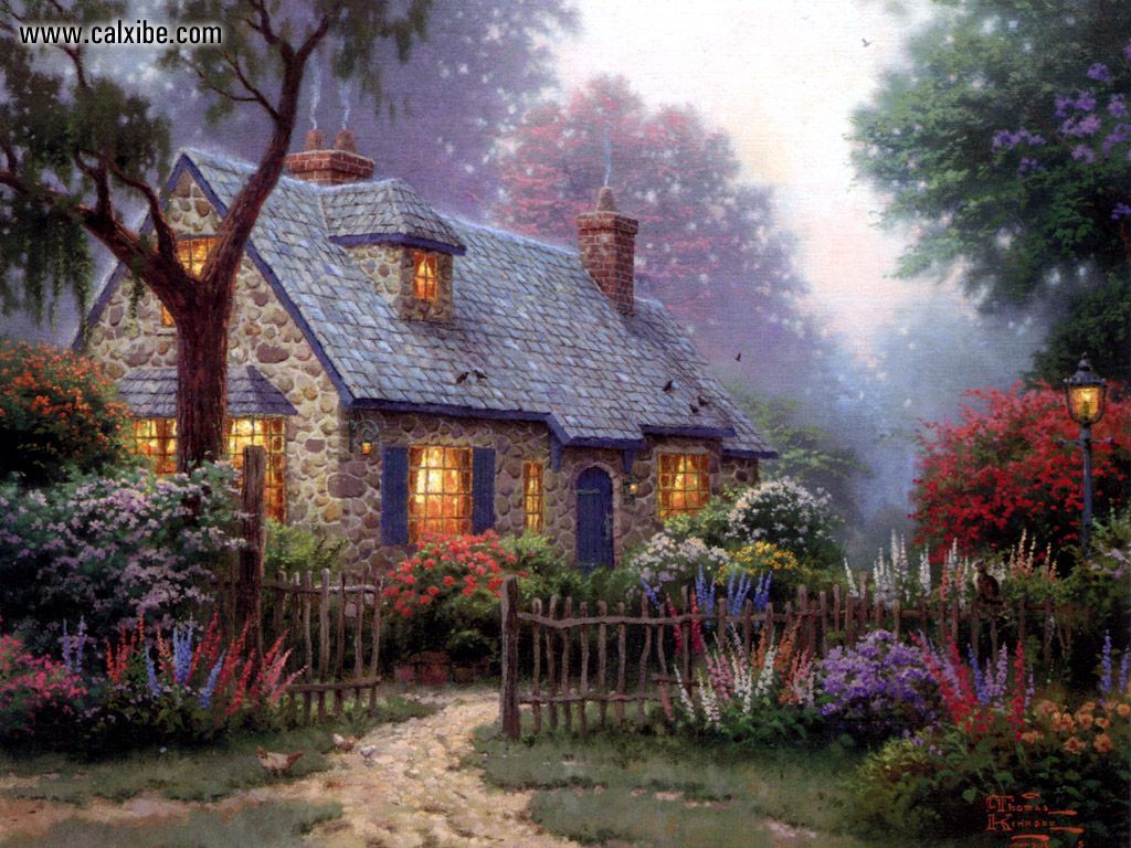 Spring Cottage Wallpapers - Wallpaper Cave