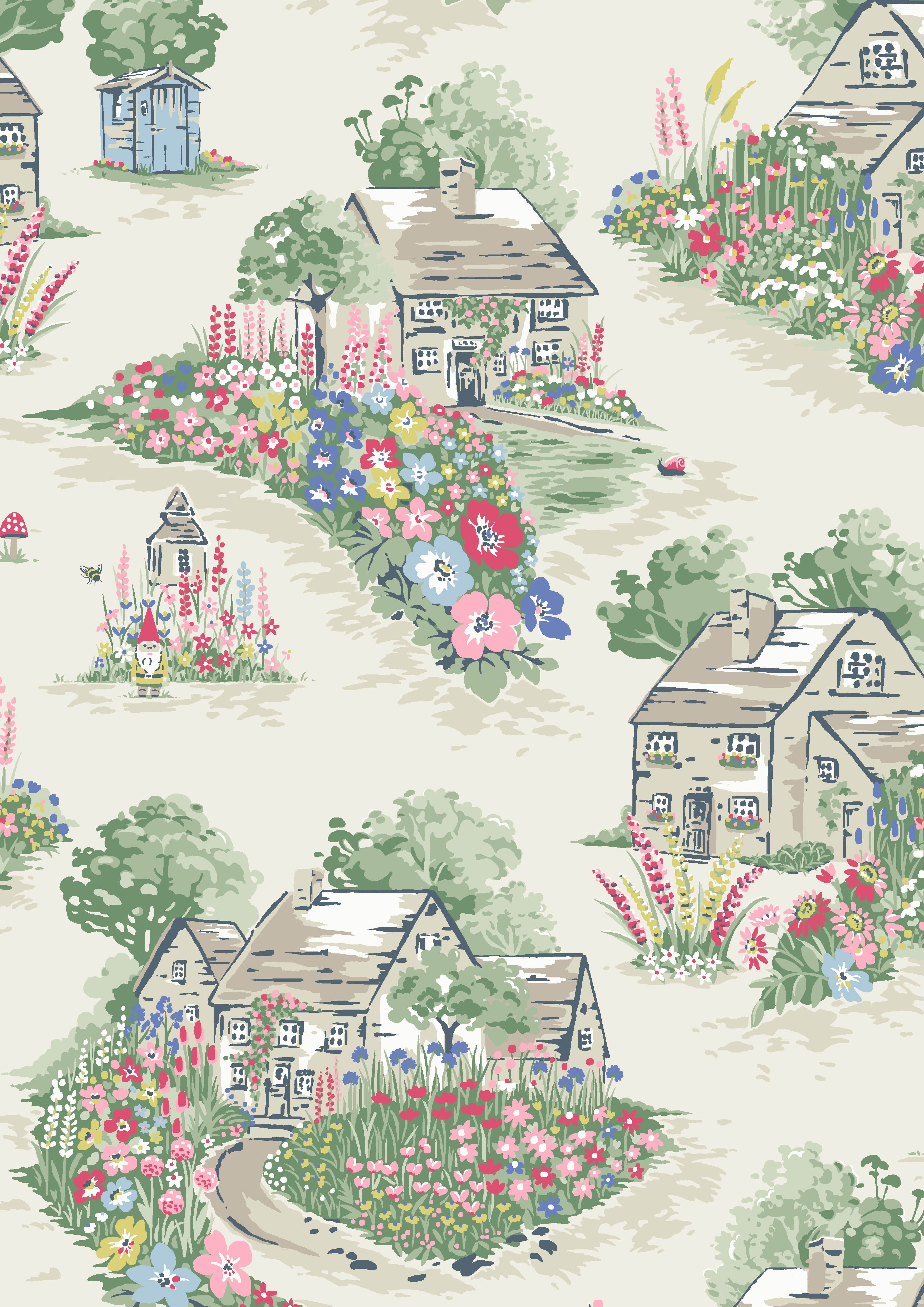 Spring Cottage. Beautifully detailed Spring Cottage tells