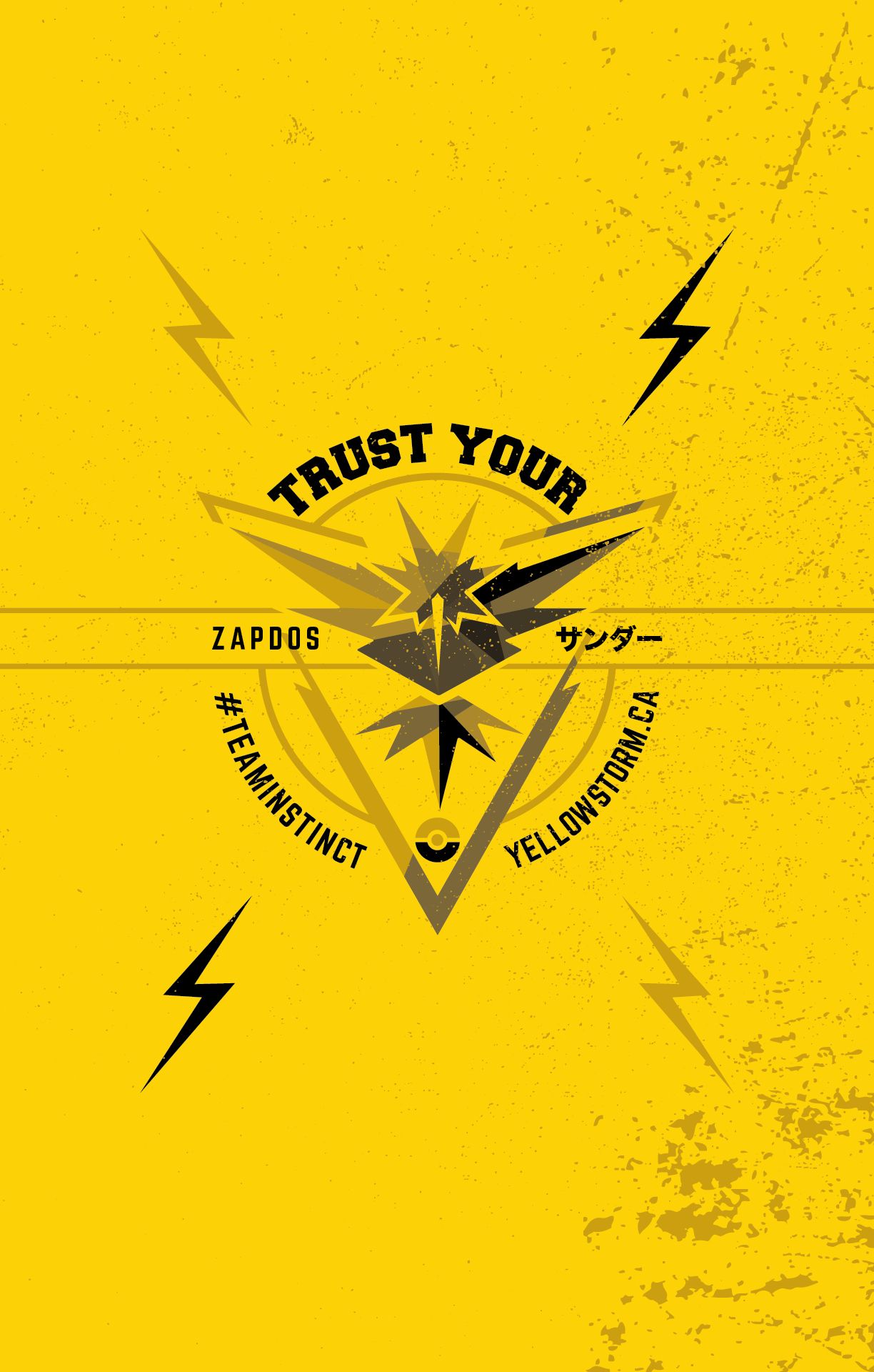 Trust Your Instinct Lockscreen Wallpaper