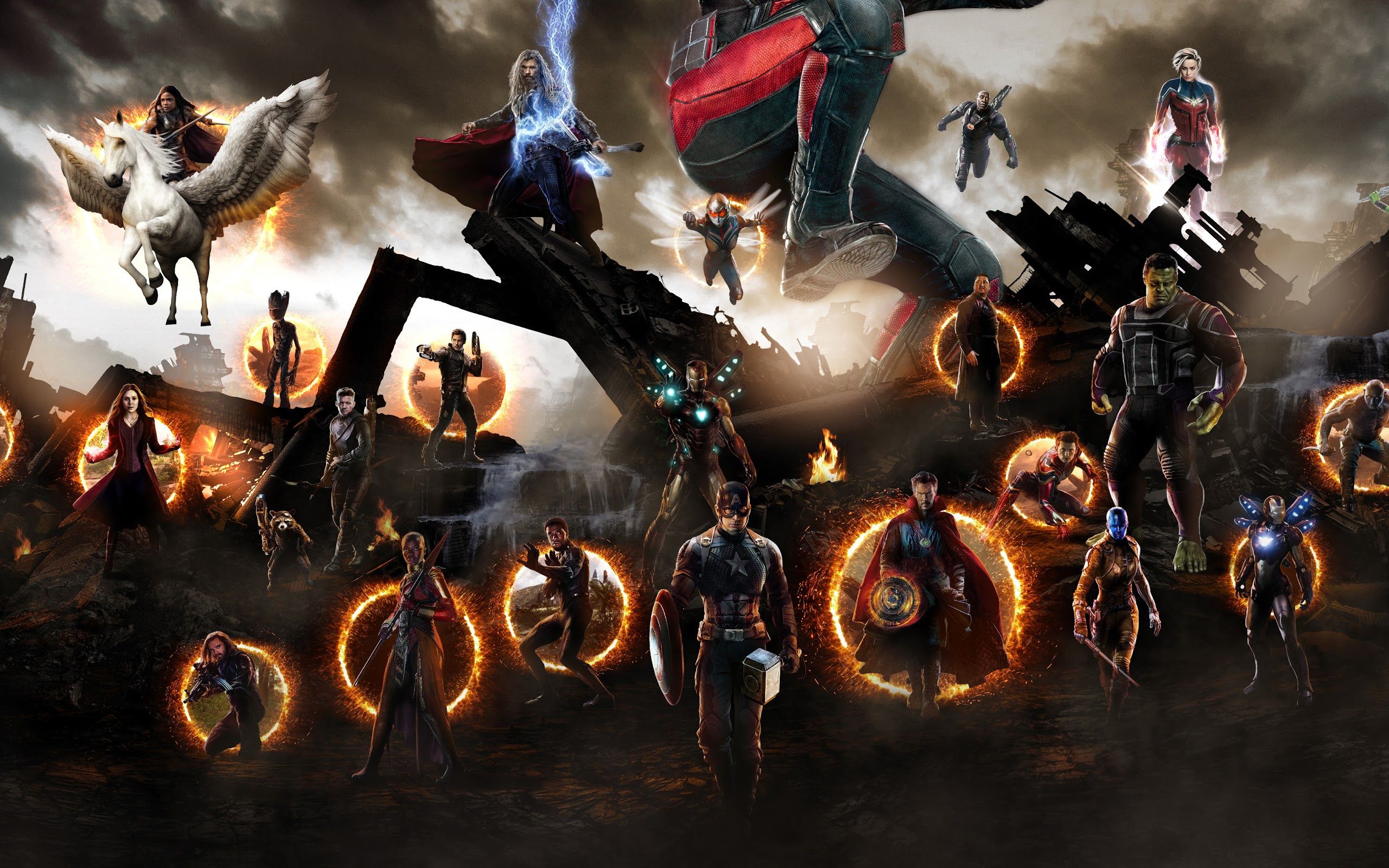 Avengers: Endgame Final Battle 4K Wallpaper