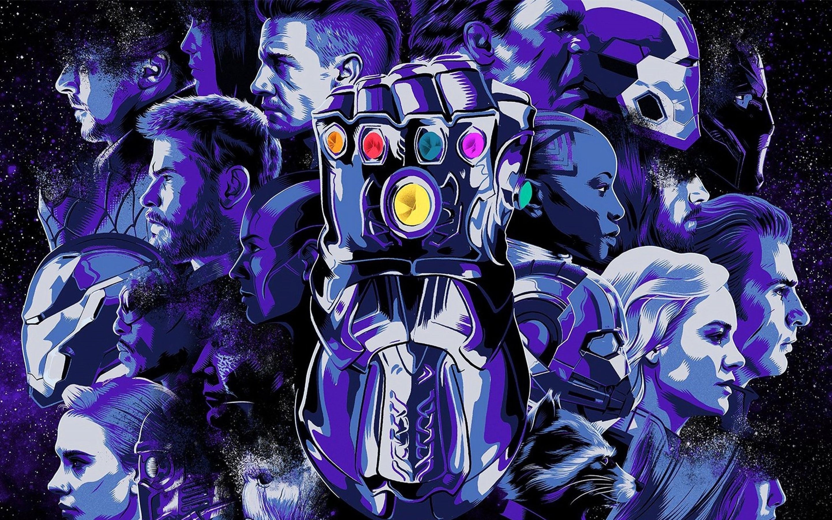 Avengers Endgame Cover Art Macbook Pro Retina Wallpaper