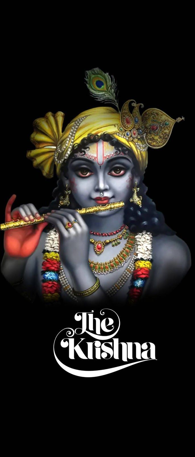 Download Lord Krishna art Mobile Wallpaper for your Android