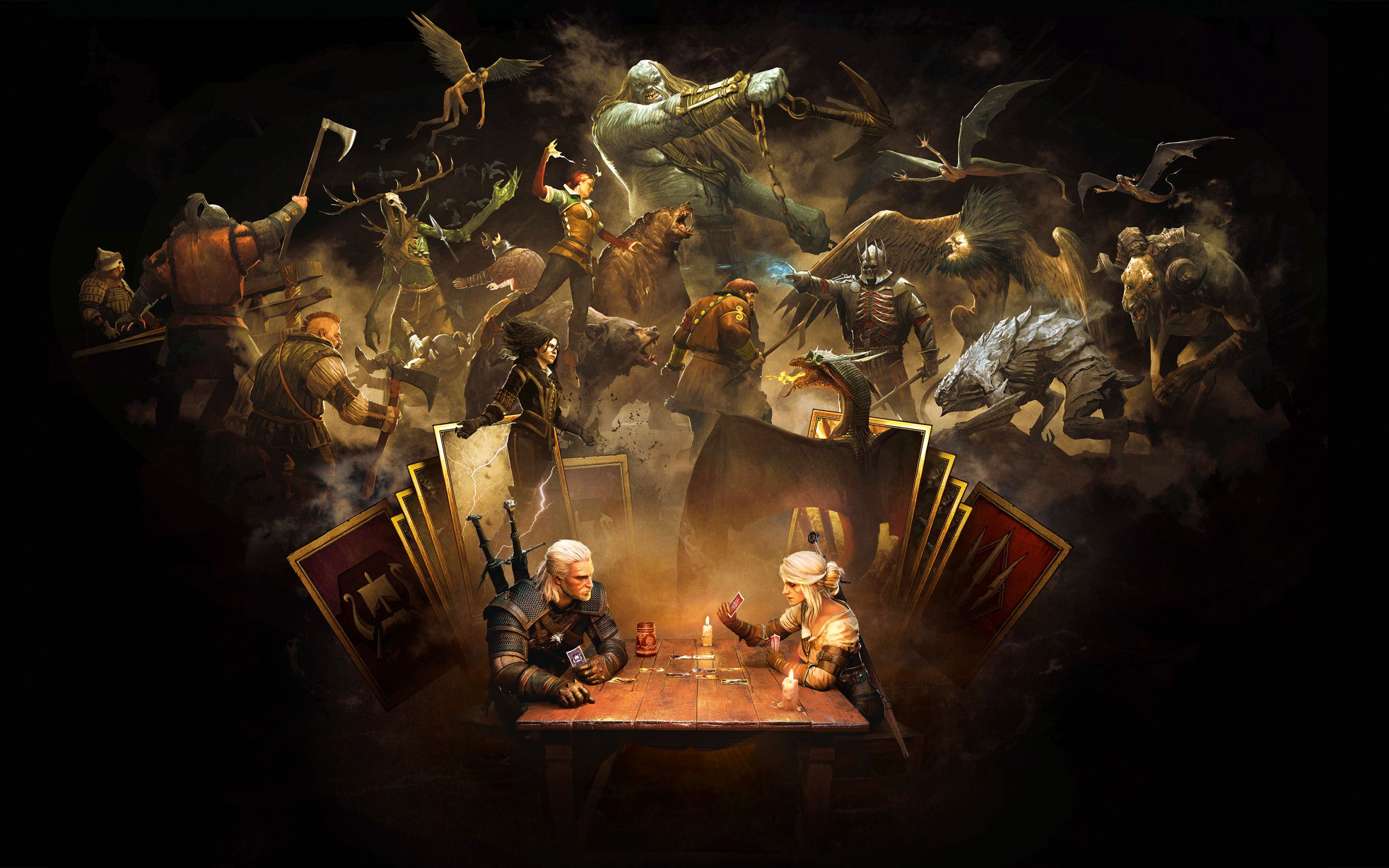 Gwent The Witcher Card Game Macbook Pro Retina HD 4k