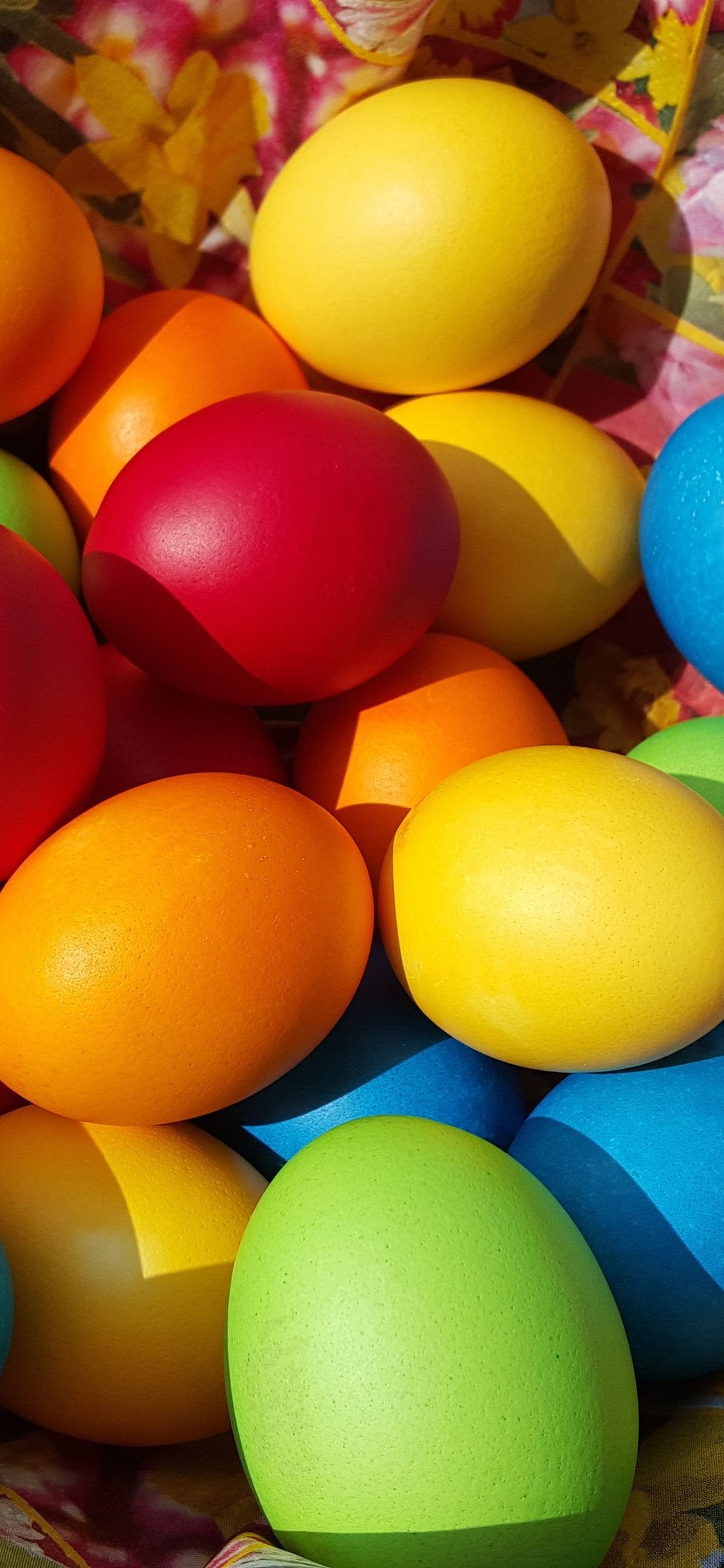 Colorful Easter Eggs, Cloth, Colors 1242x2688 IPhone 11 Pro XS Max