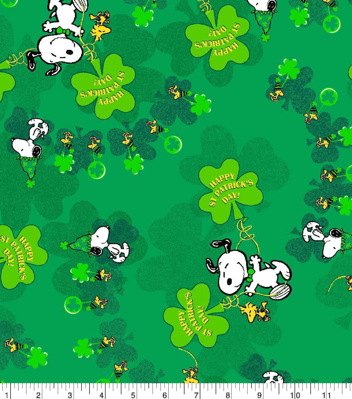 Holiday Inspirations Fabric- St. Patrick's Day Peanuts