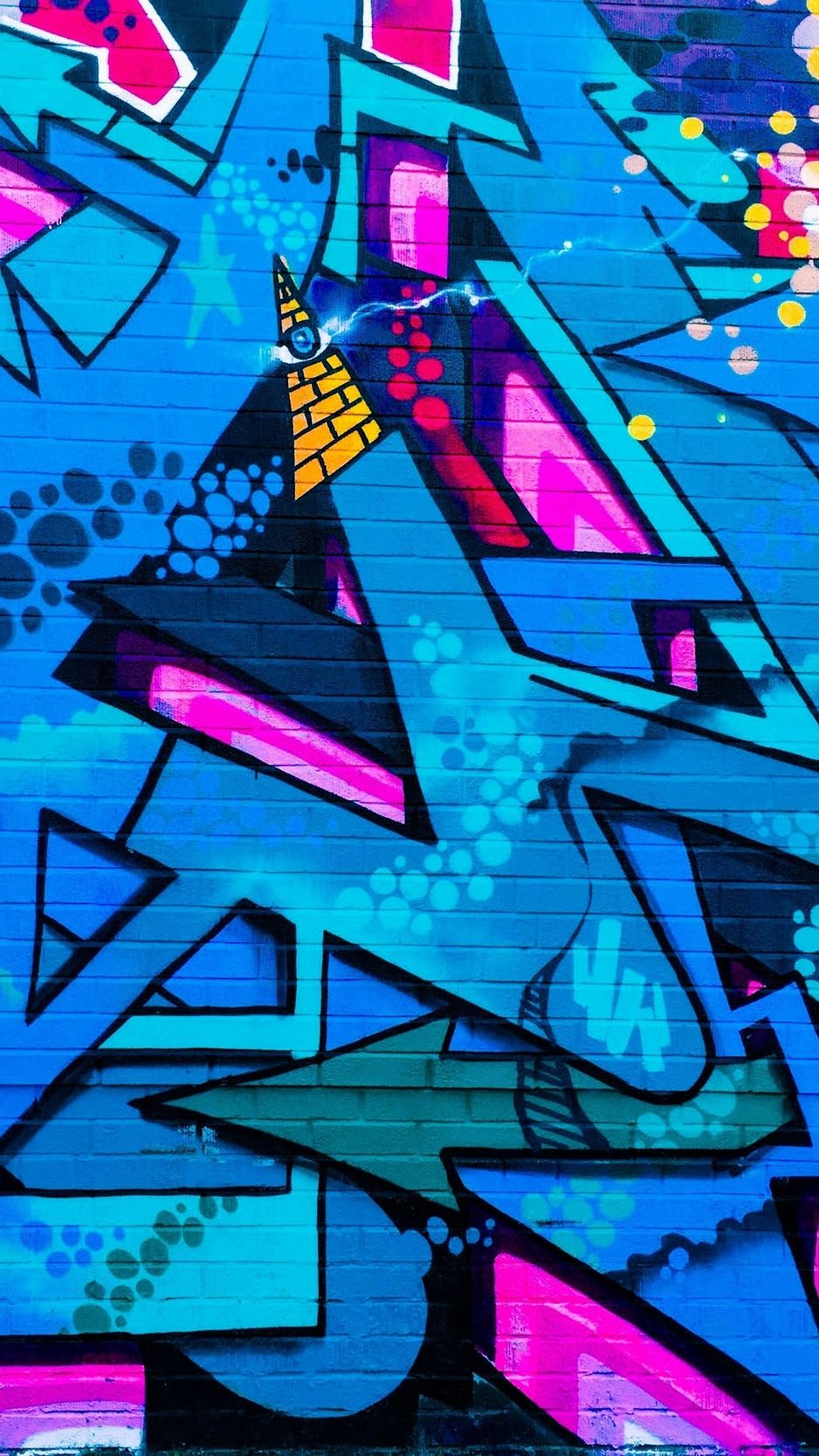 Wallpaper Graffiti, Street Art, Colorful, Wall, Urban