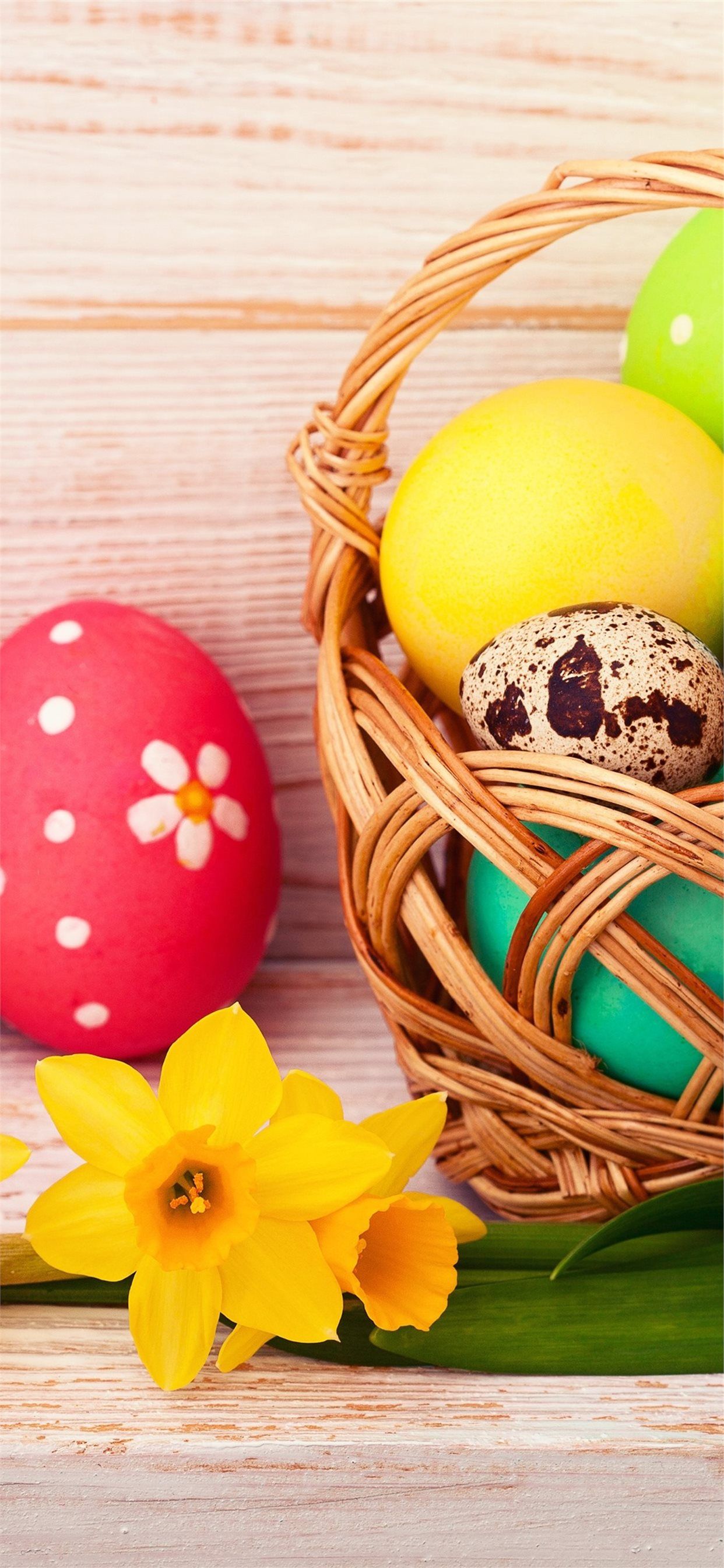 4K Happy Easter High Quality iPhone Wallpaper Free Download