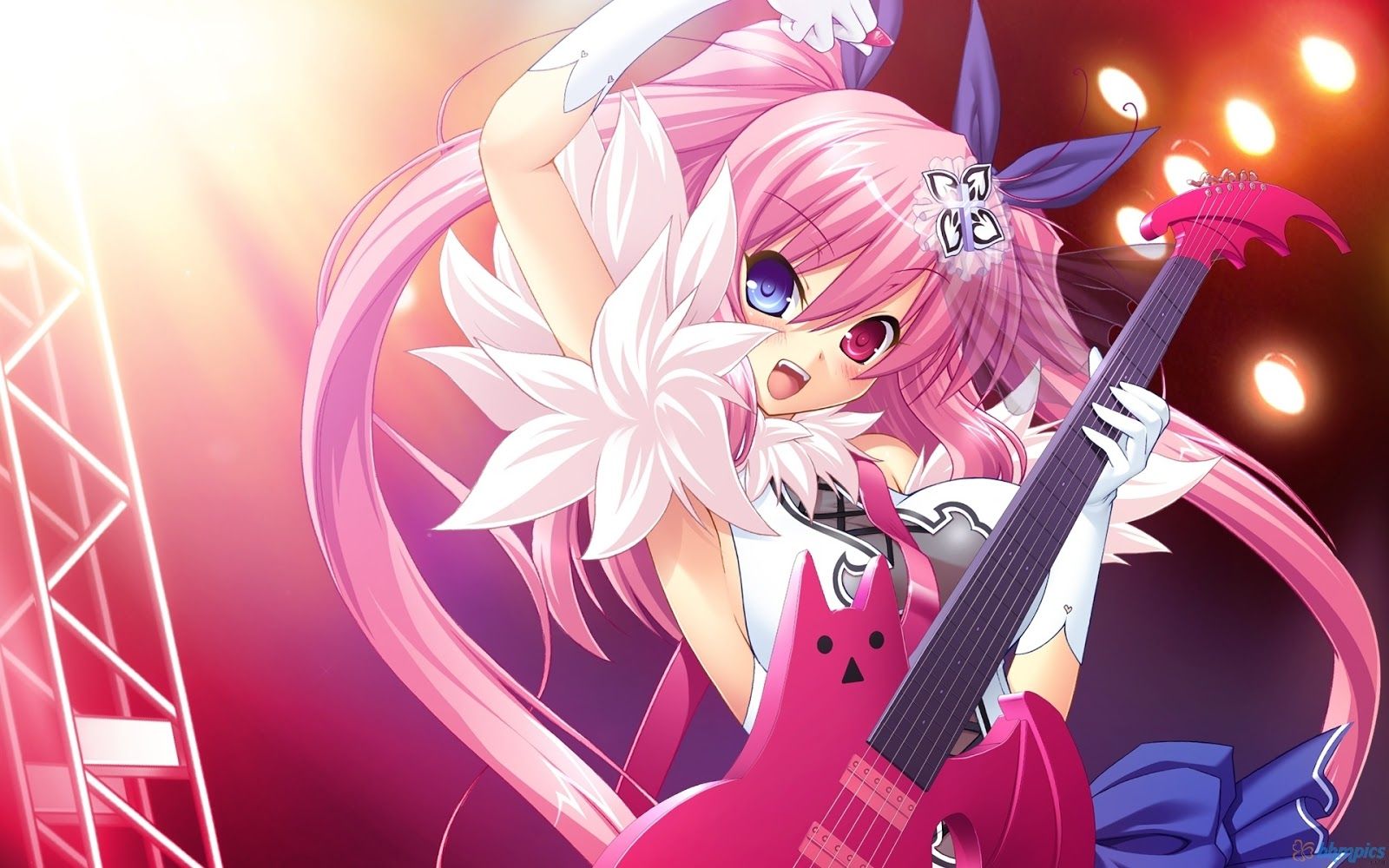 HQ Wallpaper Arena: Pink Hair Anime Girl Wallpaper