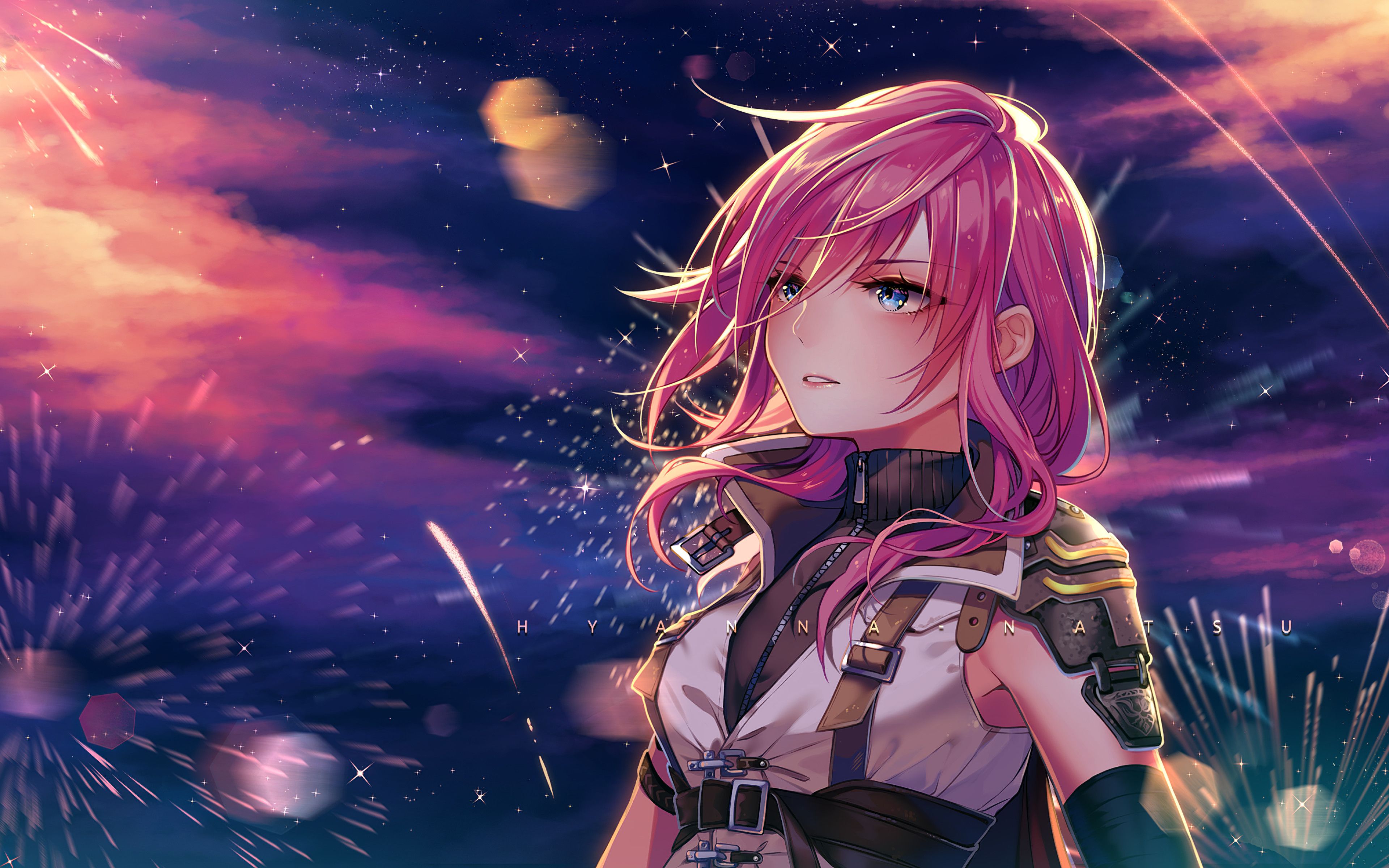 Pink Anime Girl Wallpapers - Wallpaper Cave