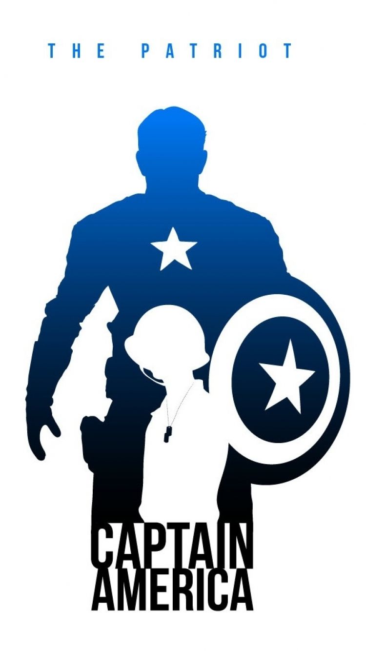 Comics / Captain America Mobile Wallpaper America White