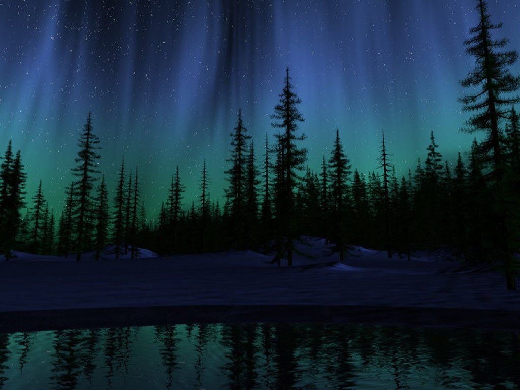 Northern Lights Background