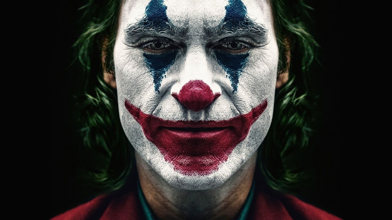 Wallpaper Joker 2019 Joker hero Clown Joaquin Phoenix Joker 1366x768