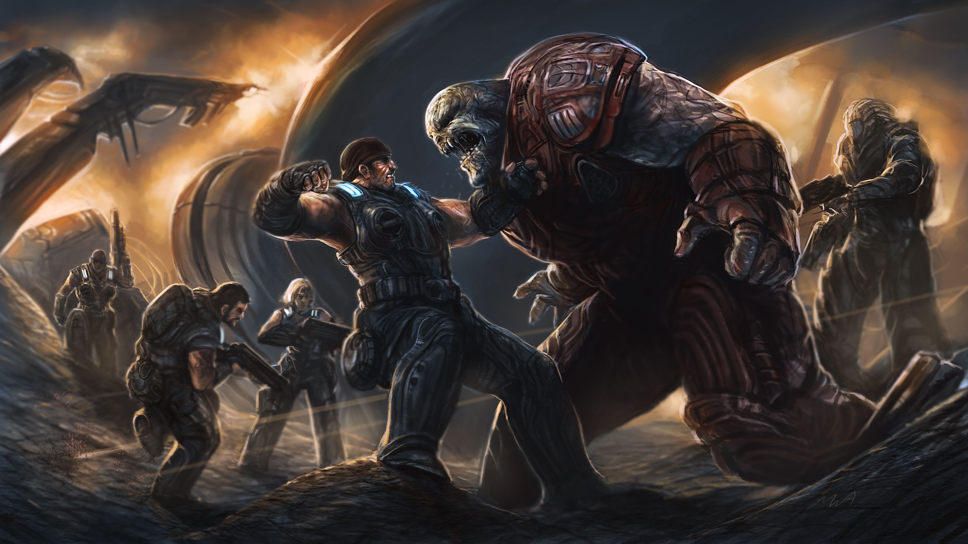 Gears Of War Computer Wallpaper, Desktop Background, HD