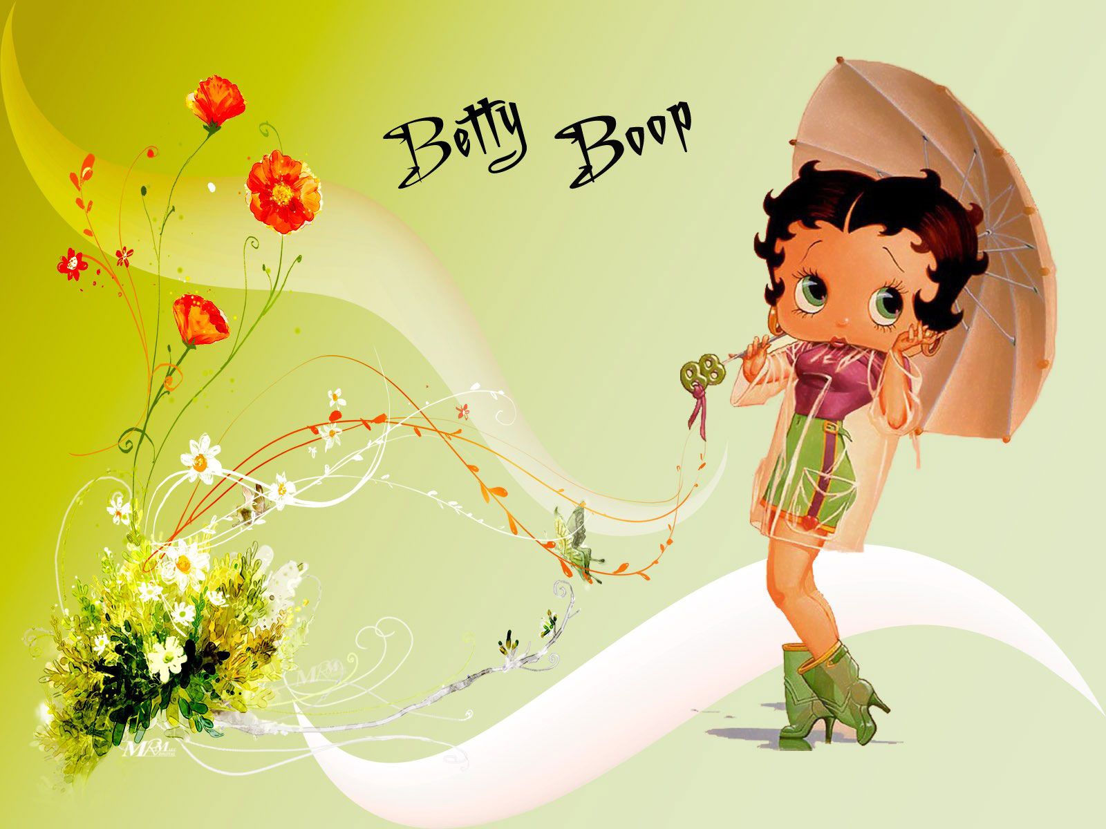 Betty Boop Background. Betty Boop