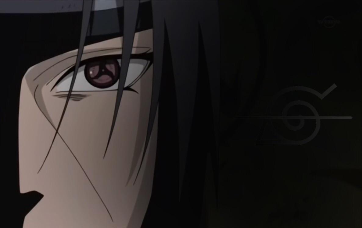 Itachi desktop wallpaper from a screenshot of a scene in the anime