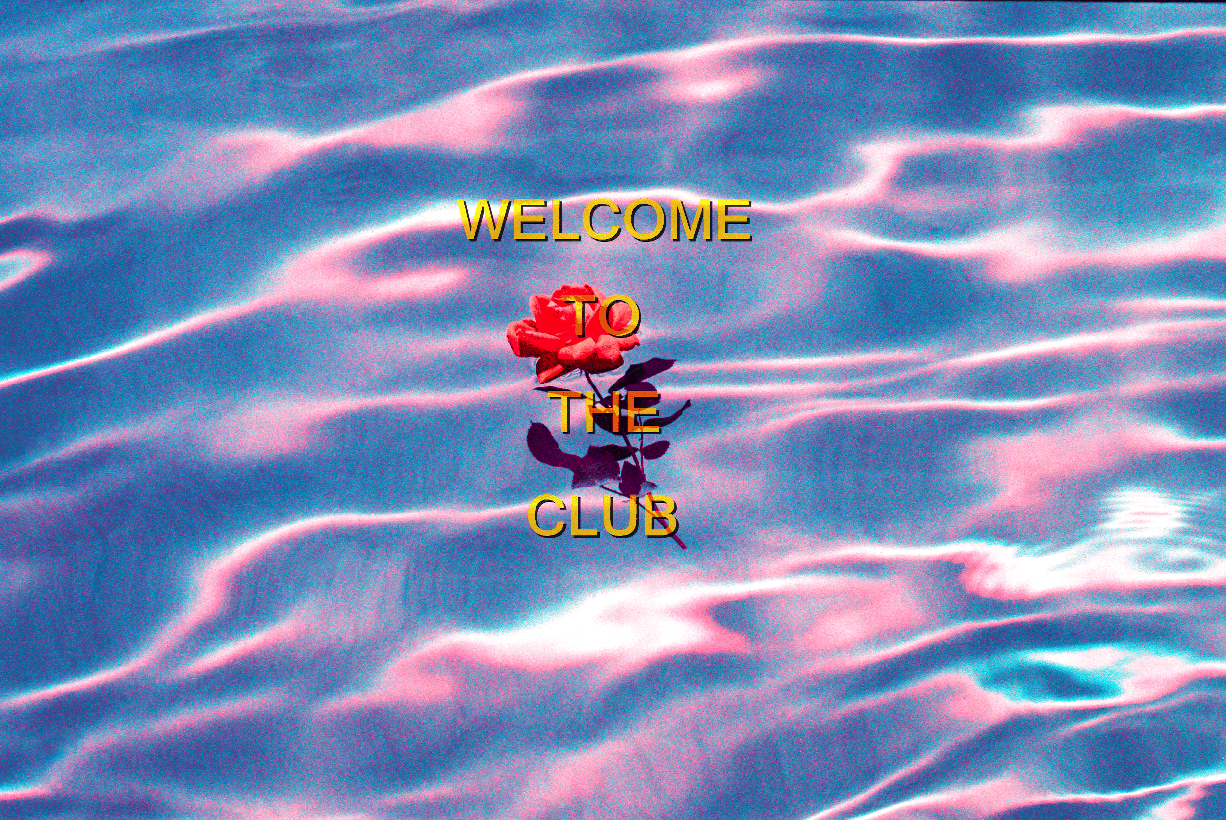 Welcome To The Club Inspired by current shop splashpage design