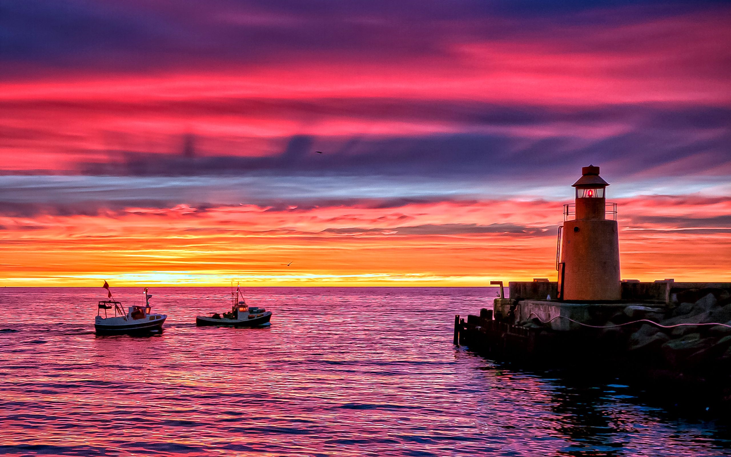 Back To 97 Lighthouse Wallpaper HD At Sunset