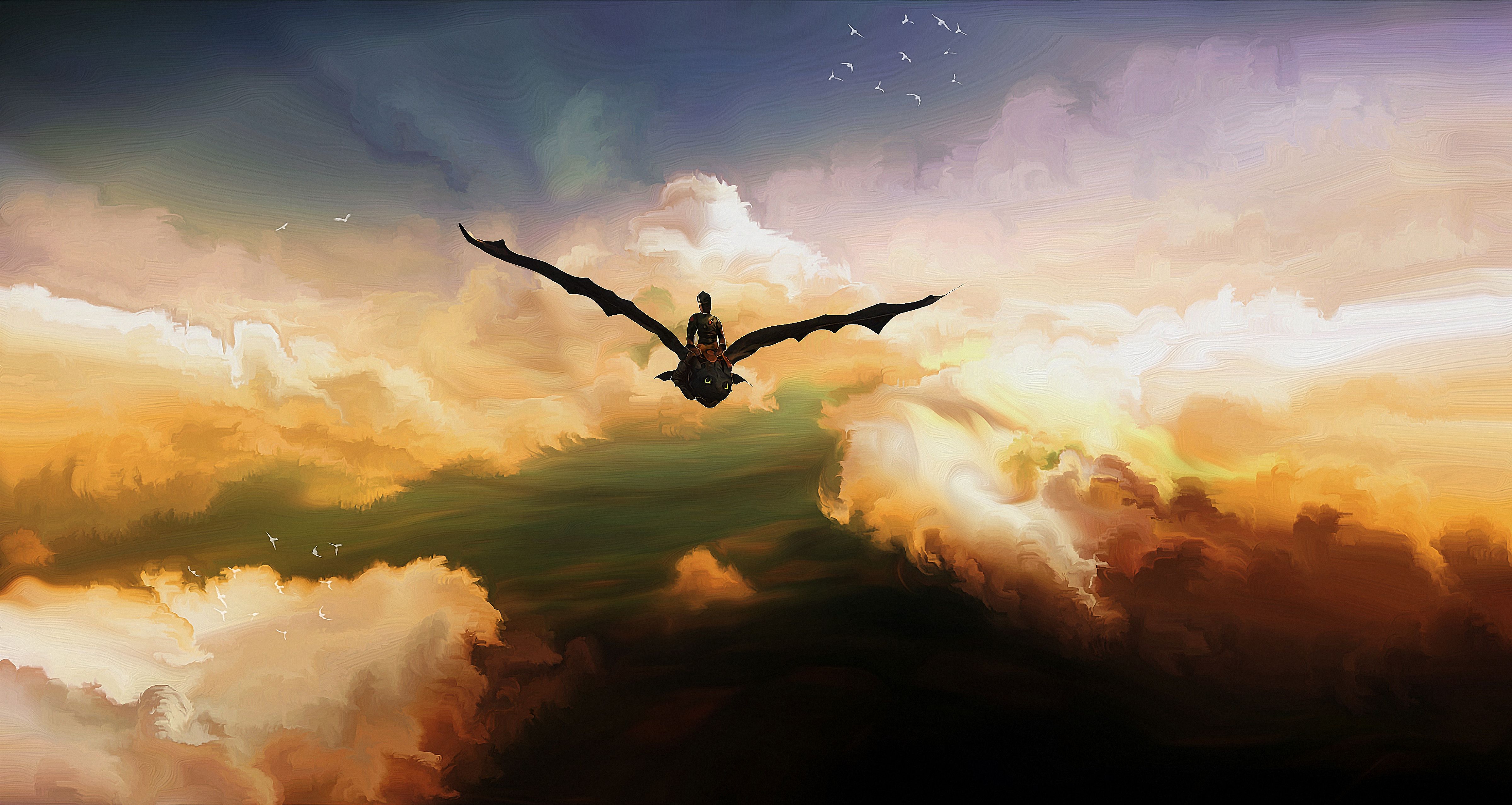 Train Your Dragon 2 Ending Wallpaper & Background