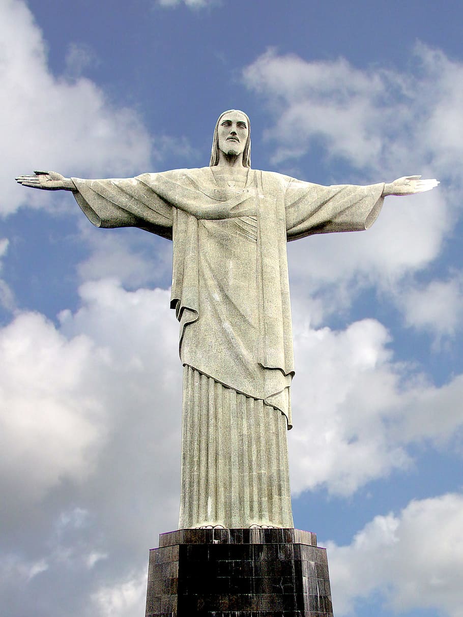 HD wallpaper: Christ The Redeemer, Rio de Janeiro, Brazil, Travel
