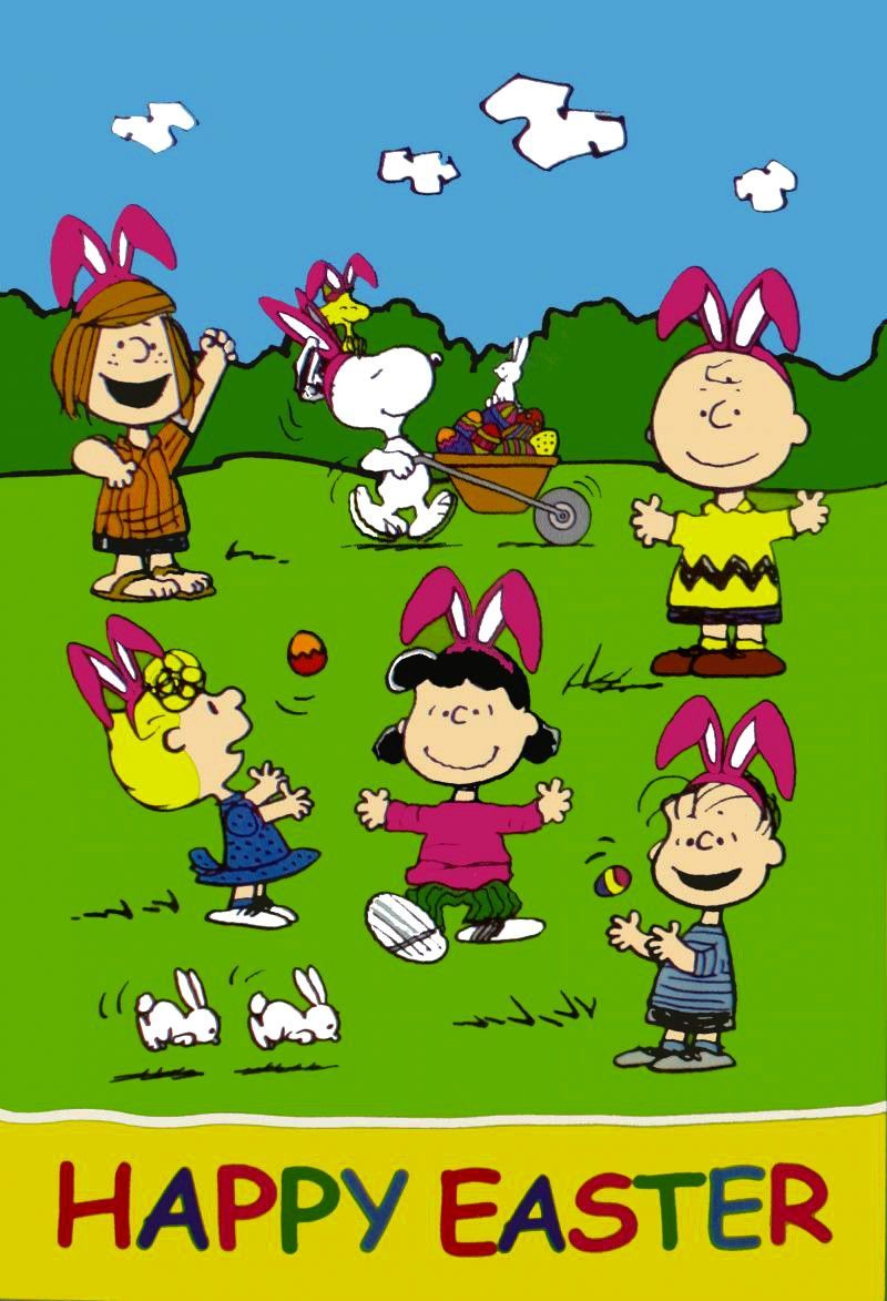 Happy Easter. Peanuts. Charlie brown easter, Snoopy wallpaper et