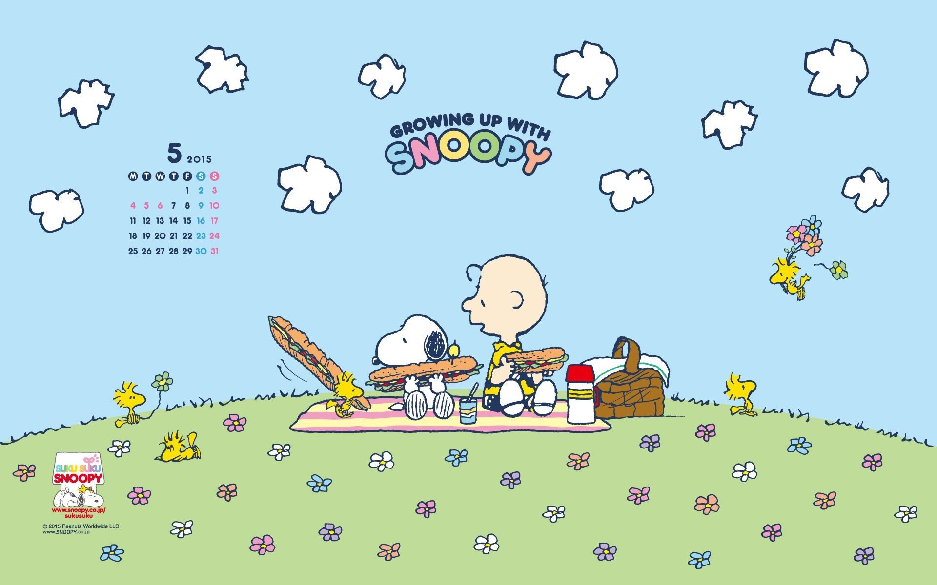 Snoopy Spring Time Wallpapers Wallpaper Cave