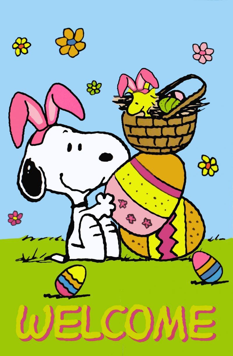 SNOOPY •͡○ ̨͡ ₎᷄ᵌ ✯Snoopy Easter. Peanuts gang easter, Snoopy easter, Snoopy