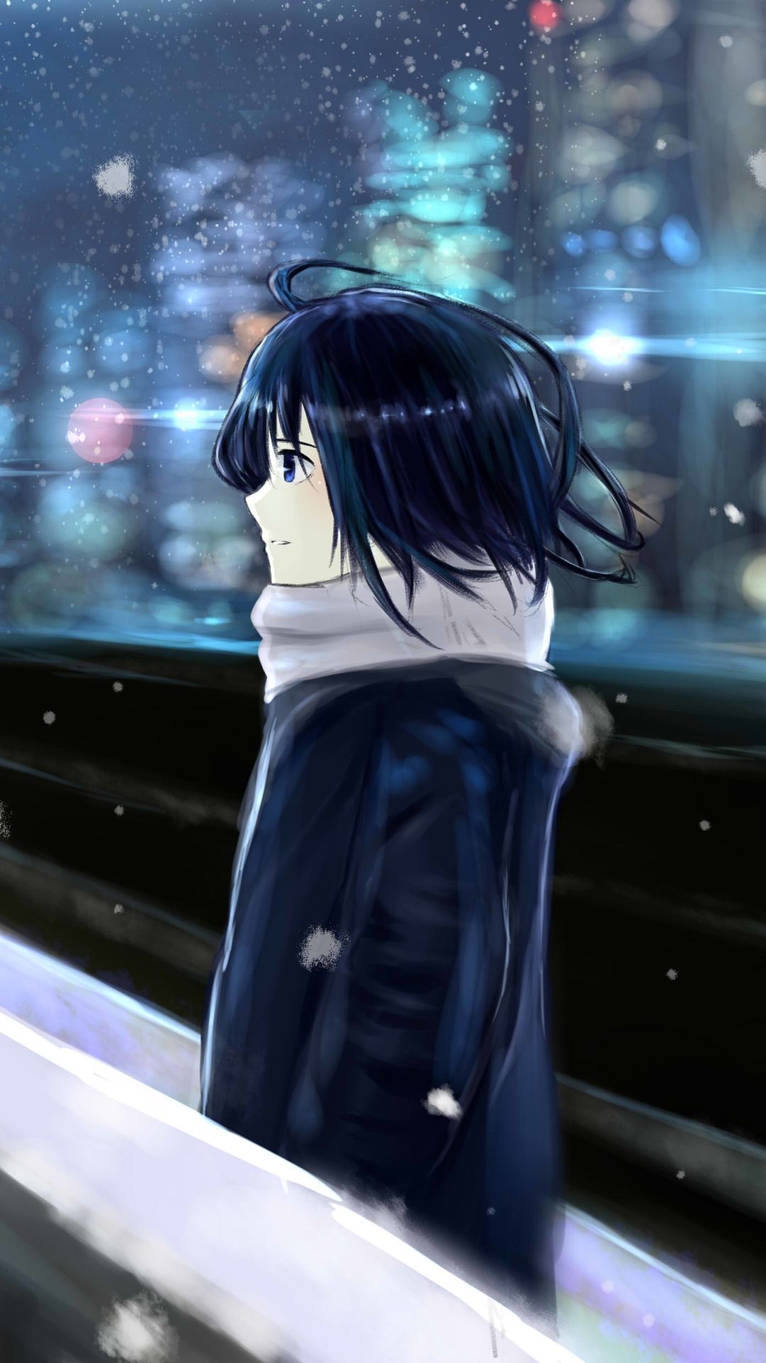 Anime Girl Rain Wallpaper. alone girl in rain image