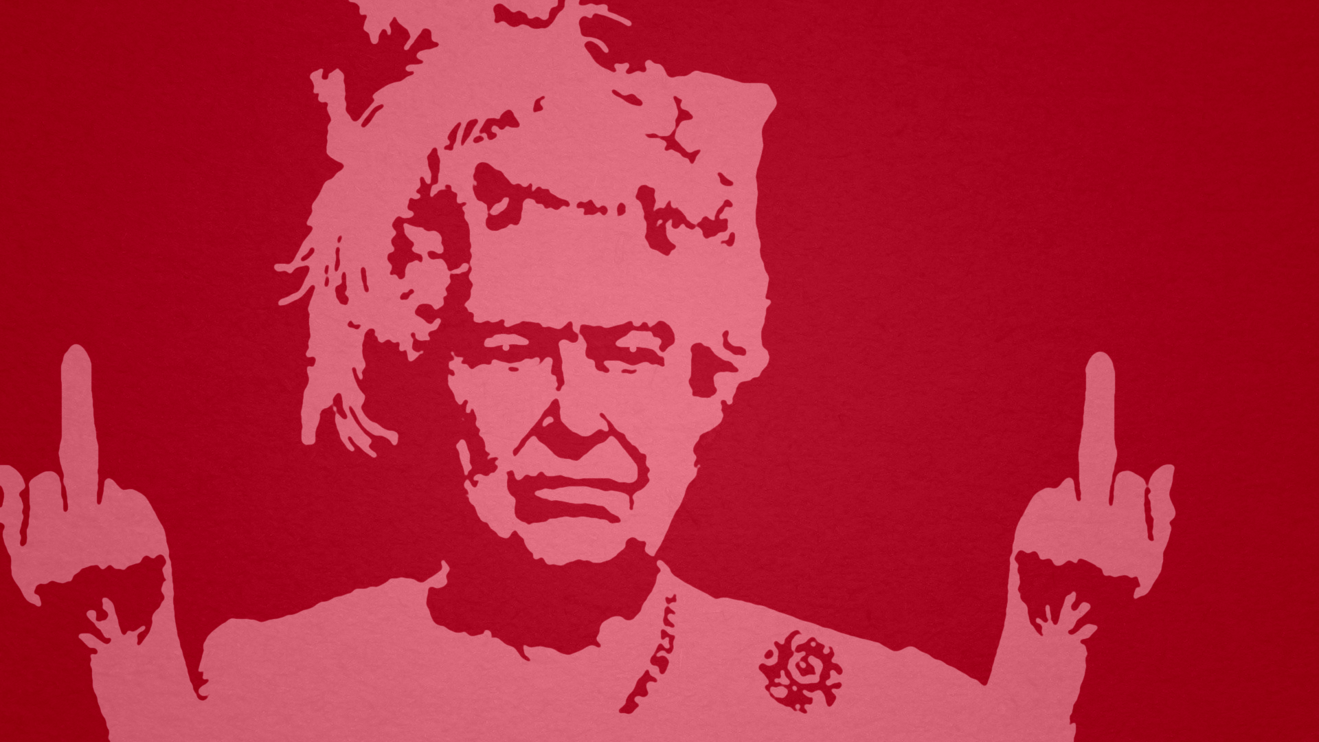 I made weird wallpaper out of a few gifs (OC)