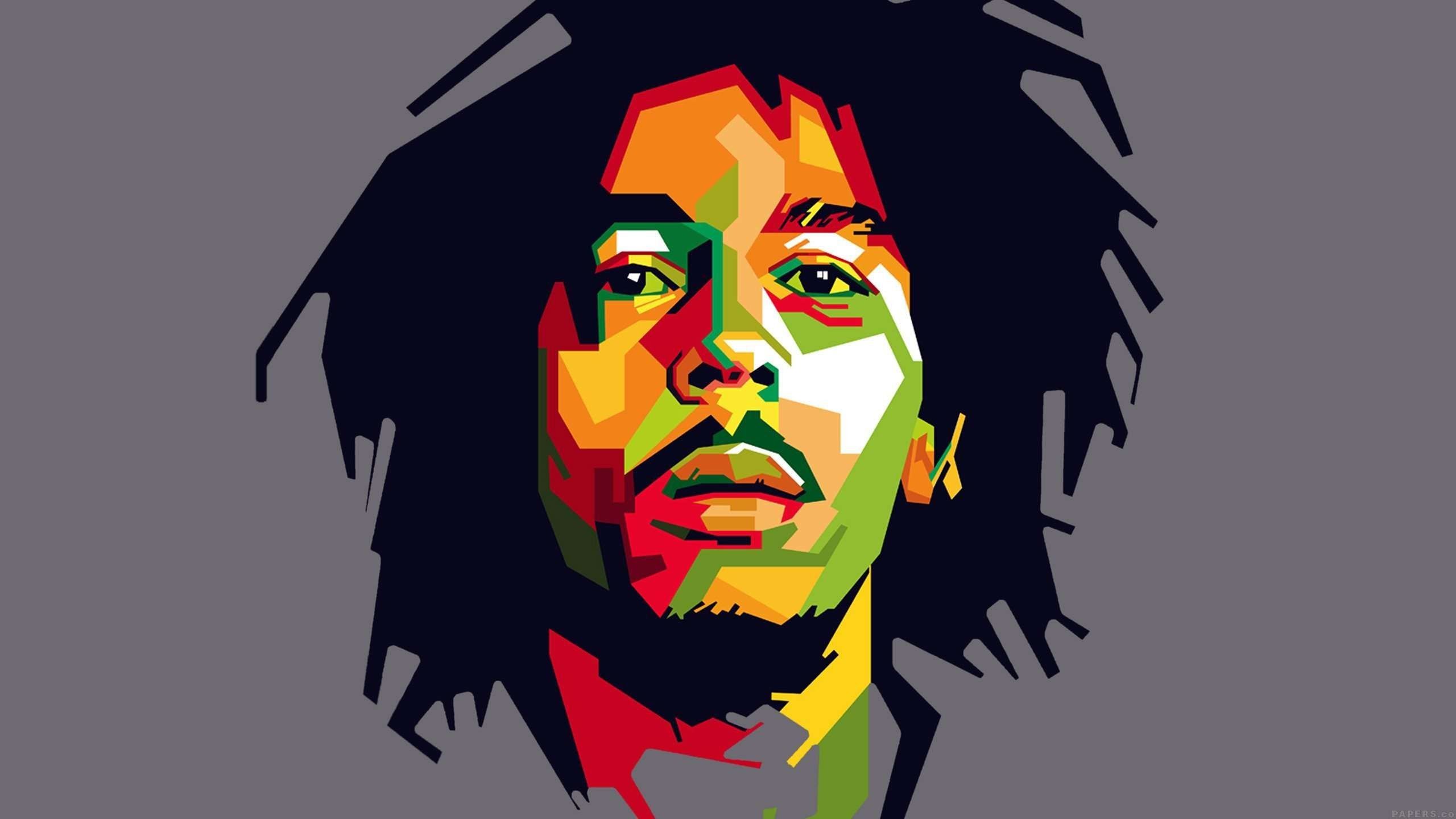 Bob Marley Cartoon Wallpaper