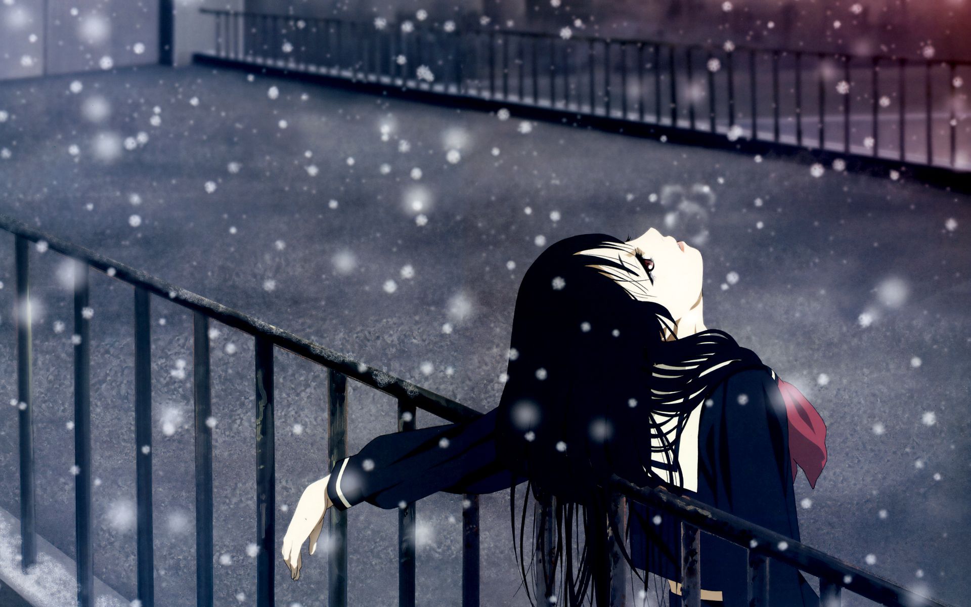 Snow Anime Wallpaper. Snow Wallpaper