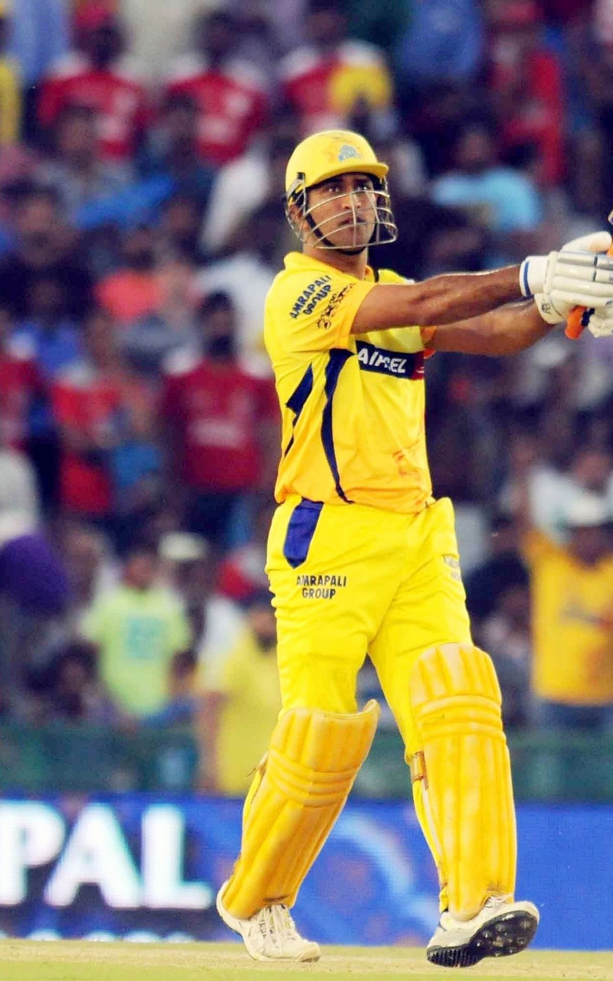 Free download MS Dhoni in CSK IPL Match Wallpaper HD Wallpaper