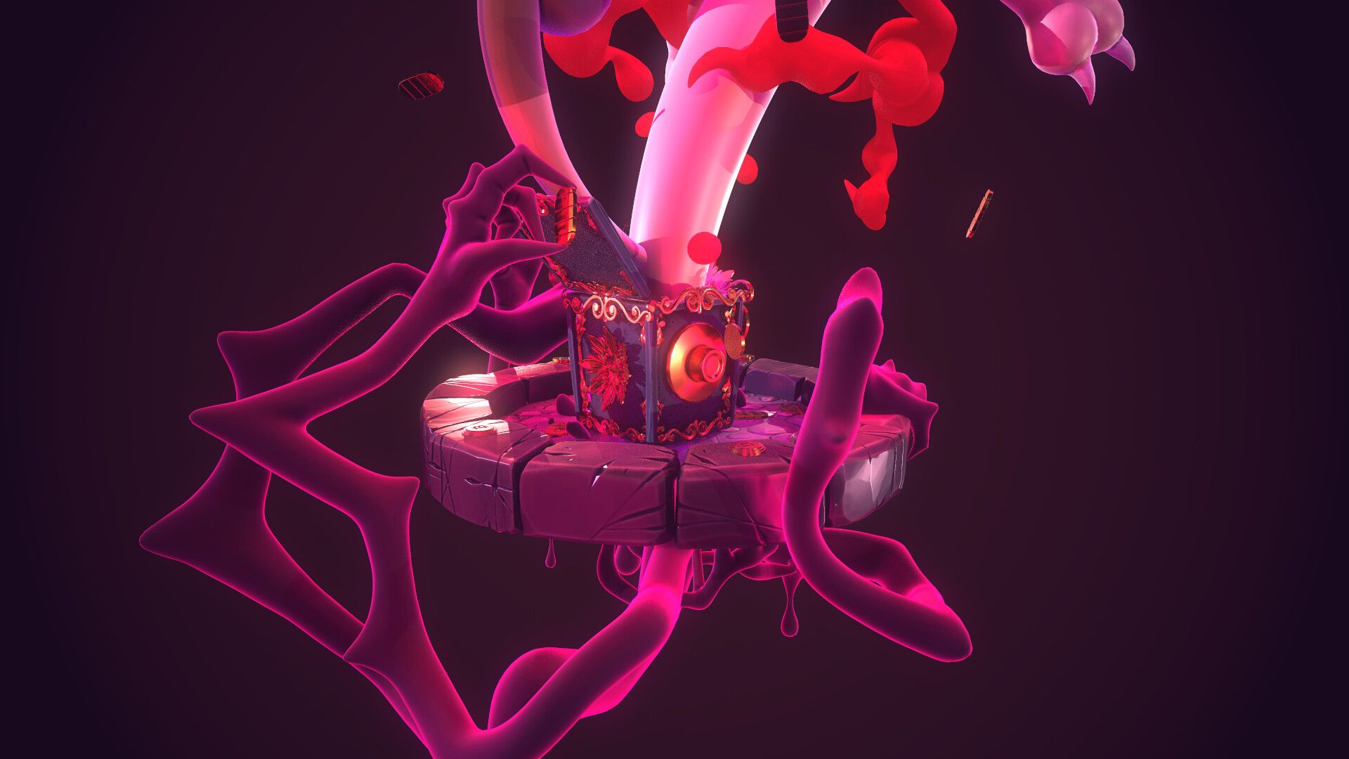 Gigantamax Meowth (3D Fan Art), Panda Box Art