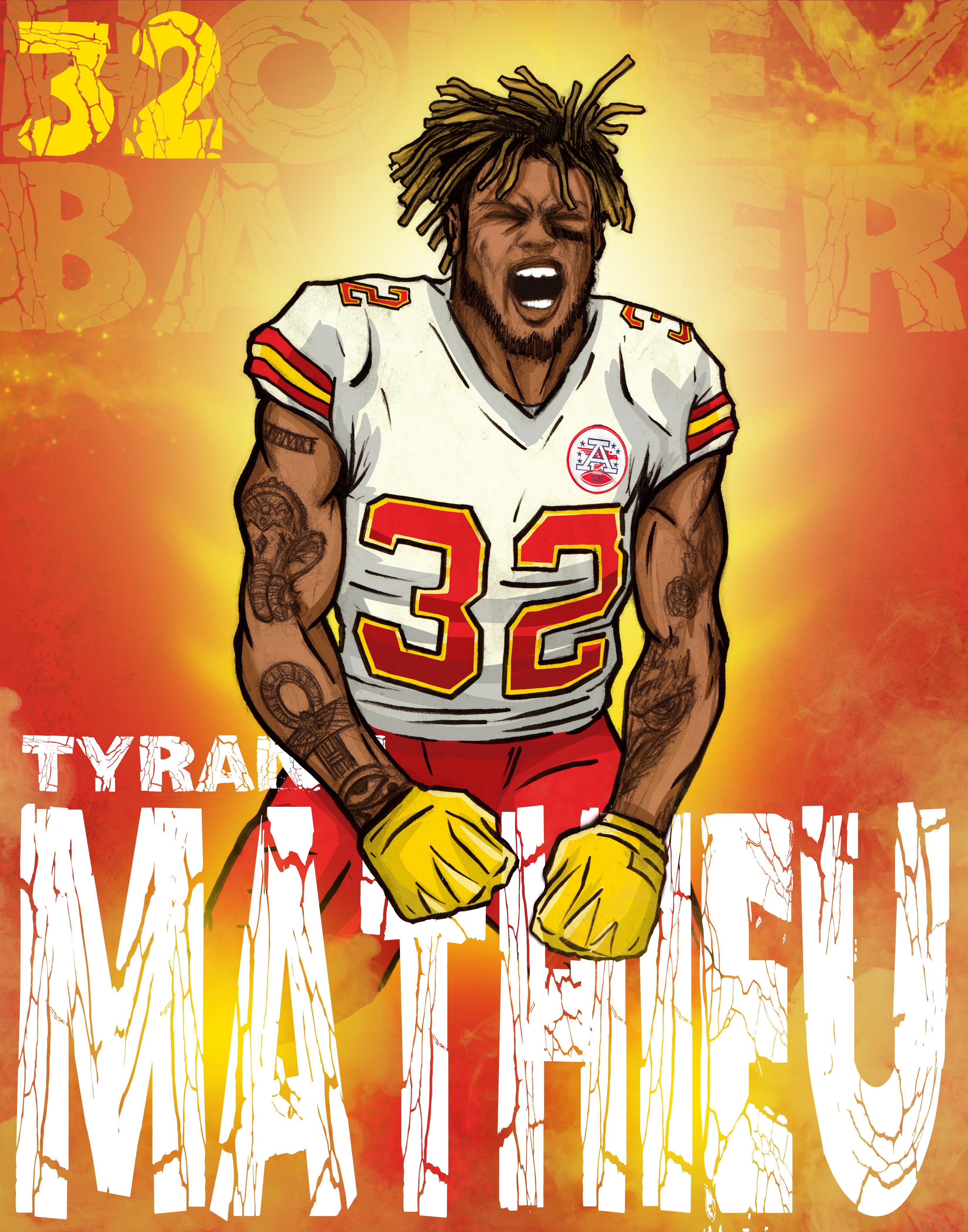 Tyrann Mathieu Poster finished! Just in time for the playoffs