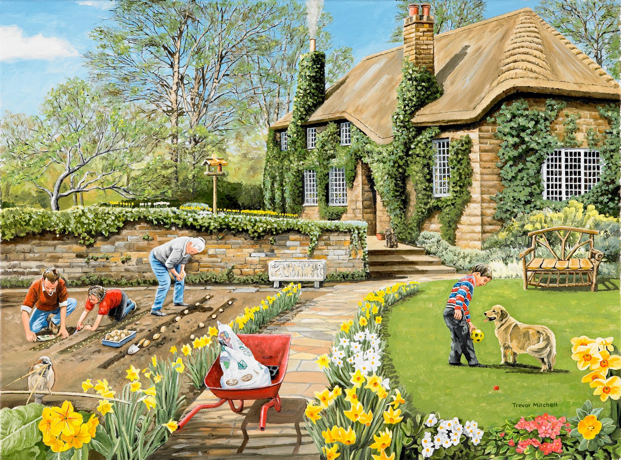 A Spring Garden Wall Mural