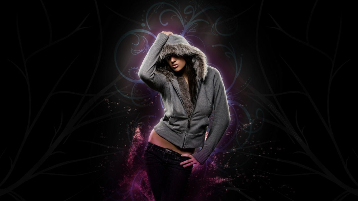 Women hoodies wallpaperx1080
