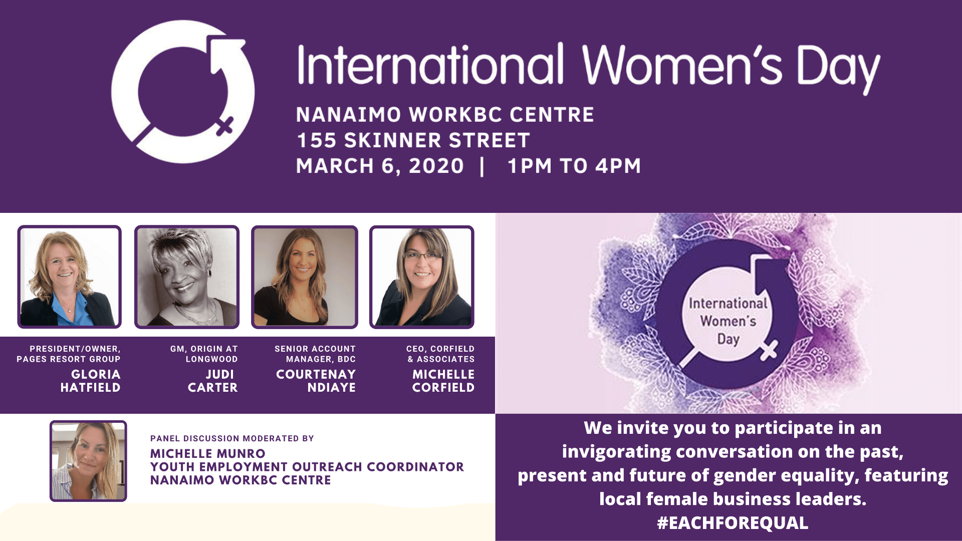 WorkBC Celebrates International Women's Day 2020