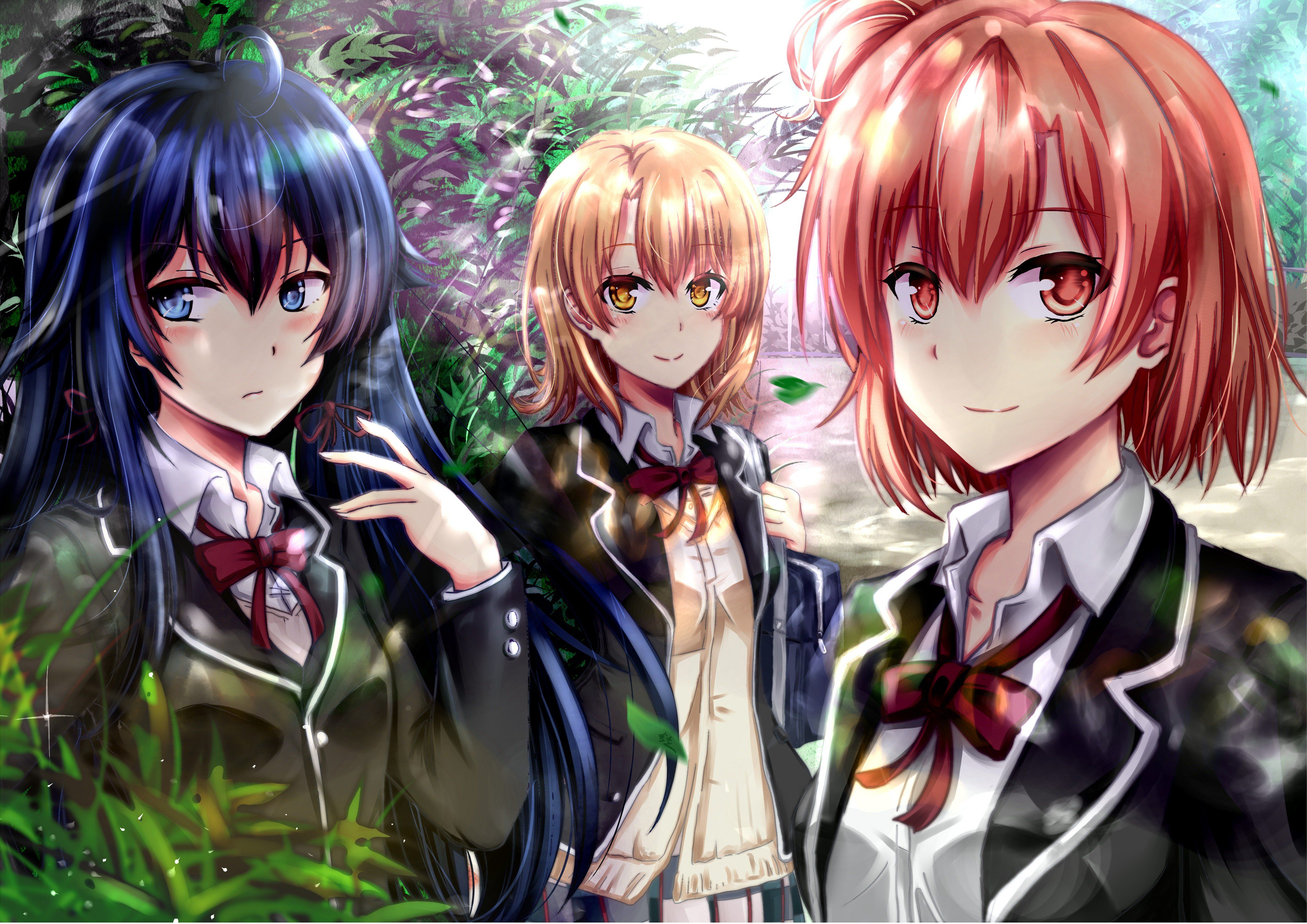 Wallpaper anime, asian, manga, bishojo, OreGairu, comedy, japonese, Yahari  Ore no Seishun Love Comedy wa Machigatteiru for mobile and desktop, section  сёдзё, resolution 8889x5000 - download